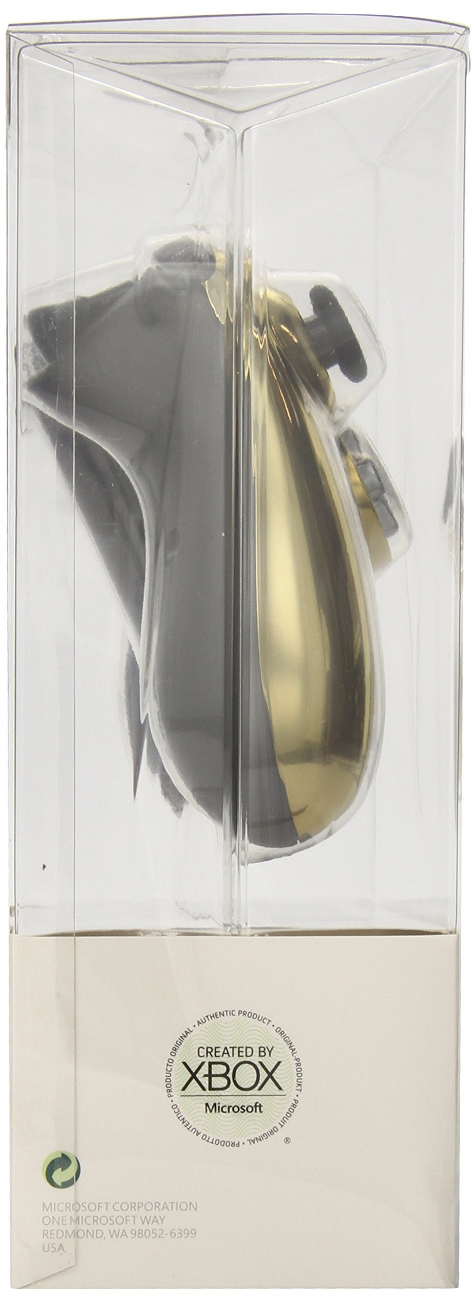 Refurbished Xbox 360 Wireless Controller - Gold Chrome Edition | Compatible with Xbox 360 & PC Gaming | Perfect for Multiplayer & Retro Gaming Sessions