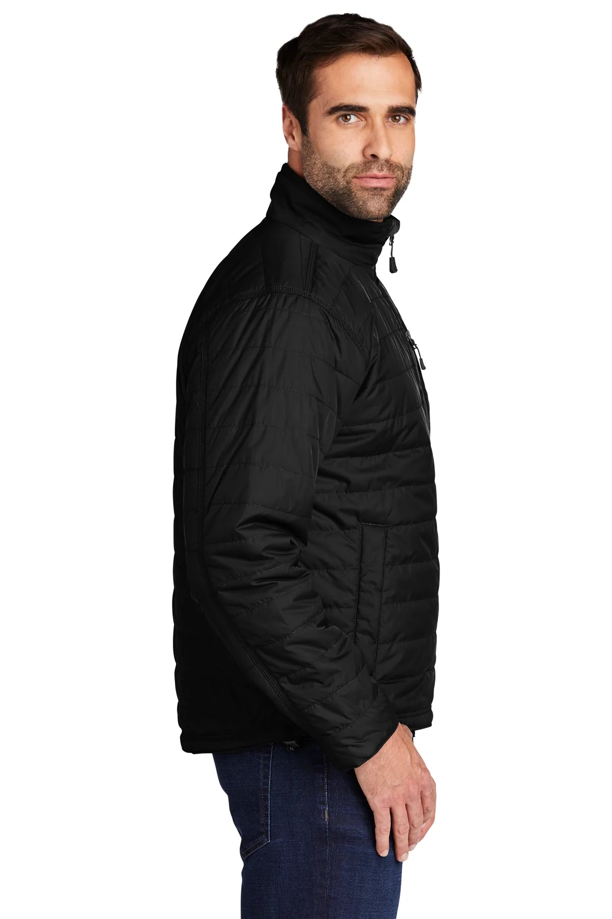 Carhartt Gilliam Men's Work Jacket - Durable Black Heavyweight Coat for Construction & Outdoor Work | Water-Resistant & Windproof Workwear for Cold Weather