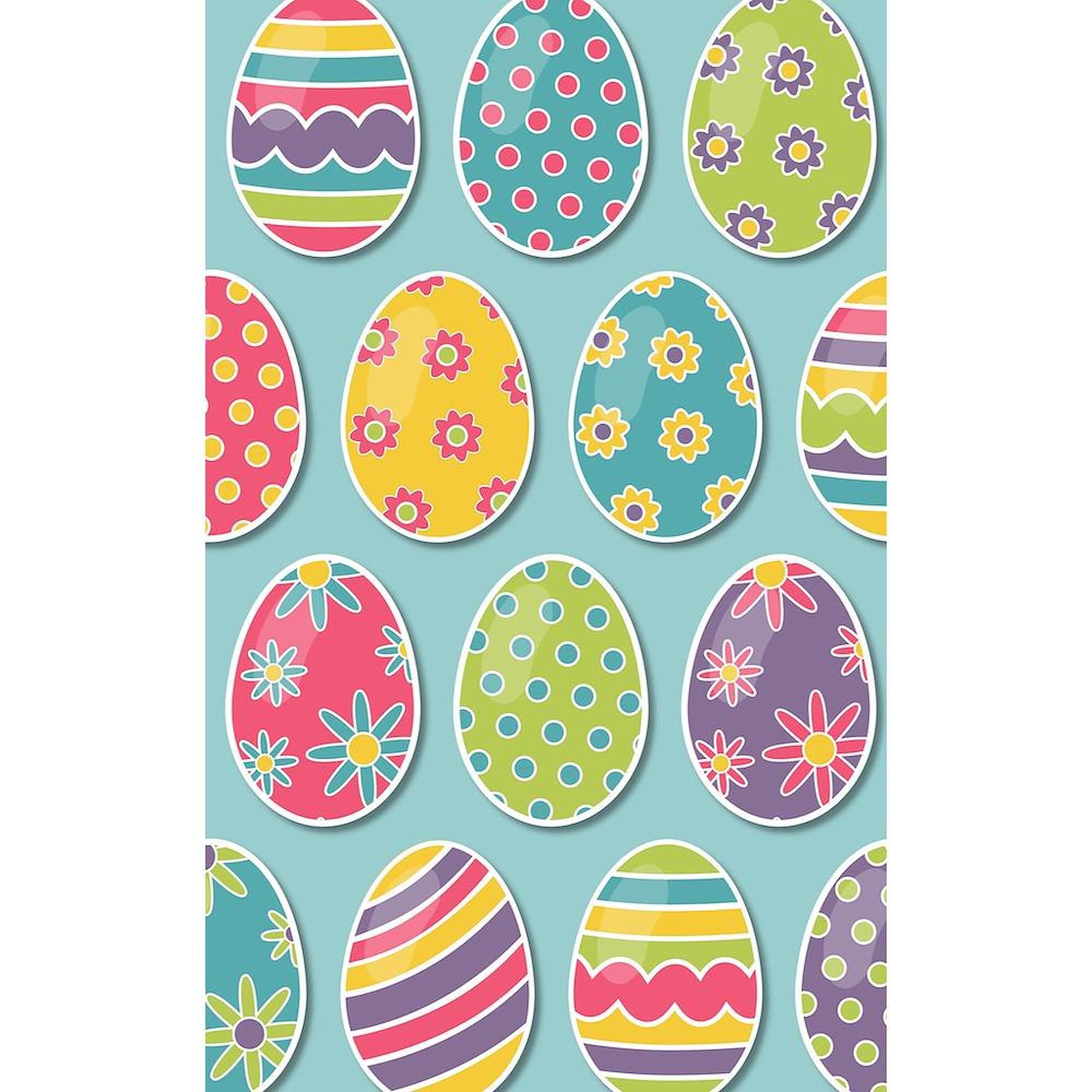 Easter Eggs Area Rug - Decorative Fabric Throw Rug for Living Room, Bedroom, Nursery | Non-Slip Soft Floor Mat for Easter Decorations & Home Decor