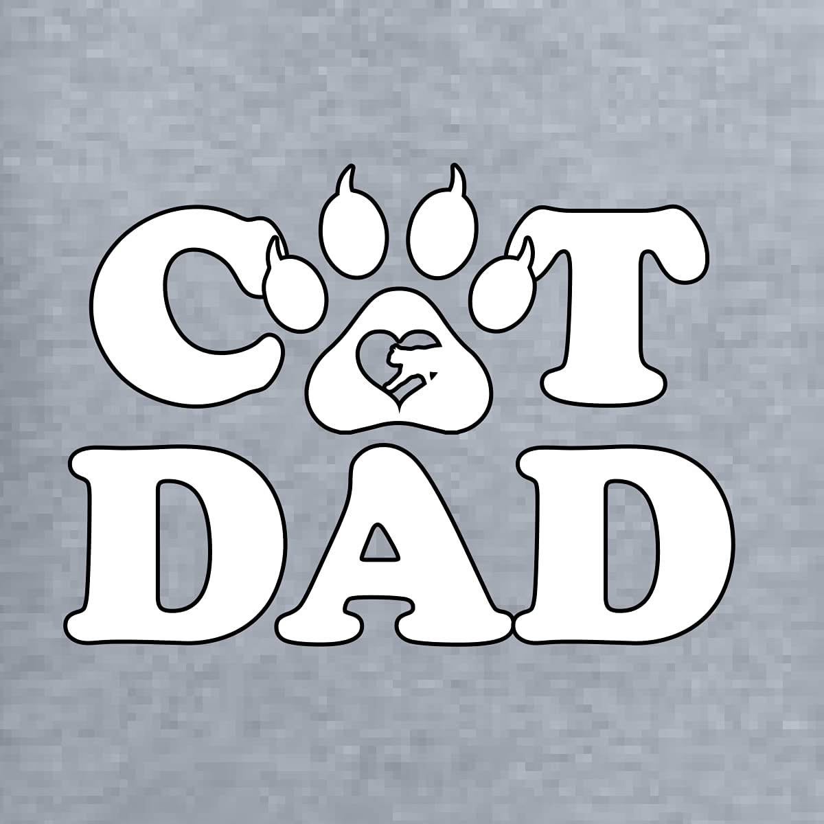 Wild Bobby Best Cat Dad Daddy Gift - Unisex Graphic Hoodie Sweatshirt for Pet Lovers - Perfect for Father's Day, Birthday & Casual Wear