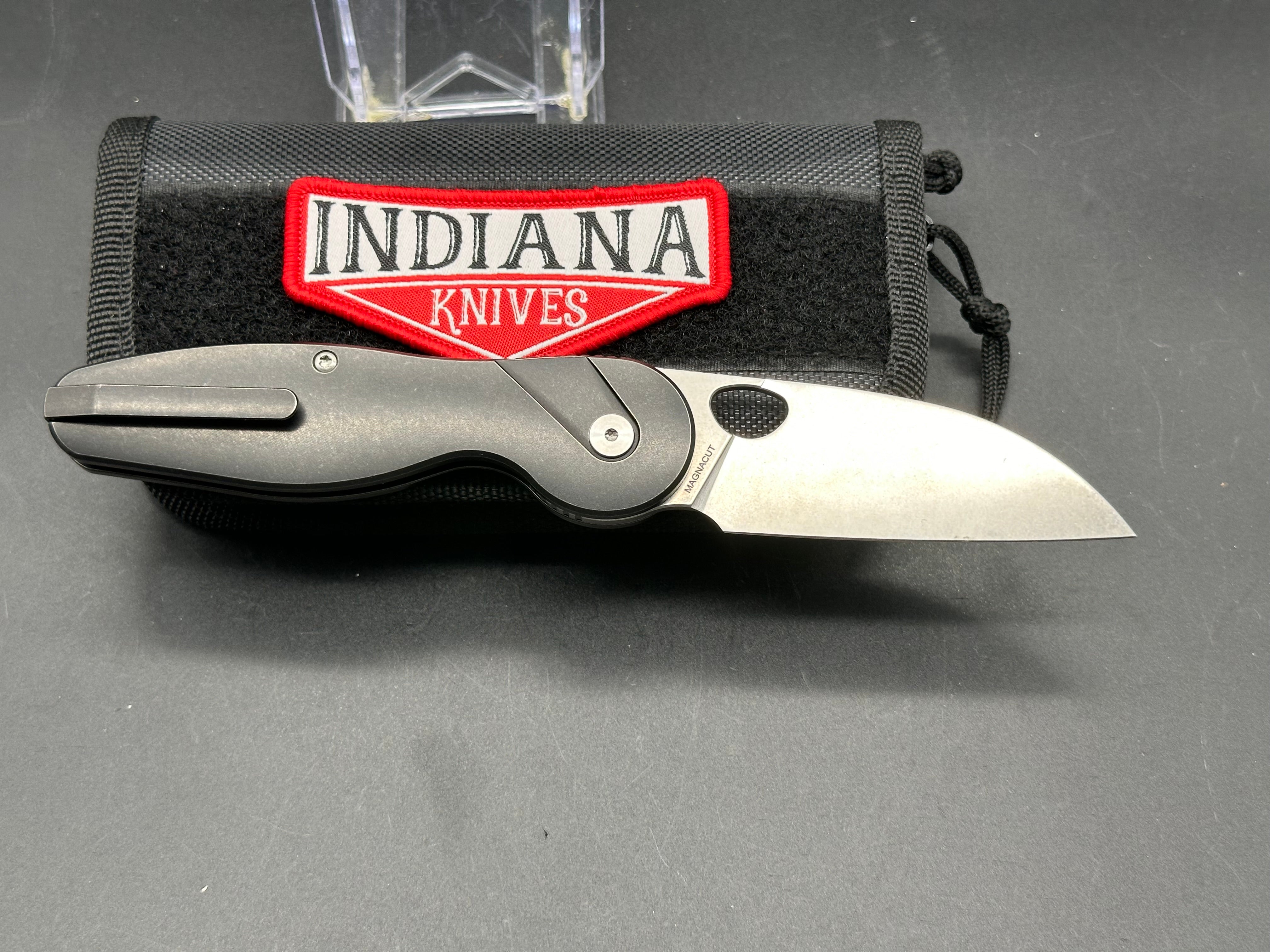 Premium Indiana Knives EDZ Folding Pocket Knife with MagnaCut Blade - High-Performance EDC Tool for Camping, Hiking & Outdoor Adventures