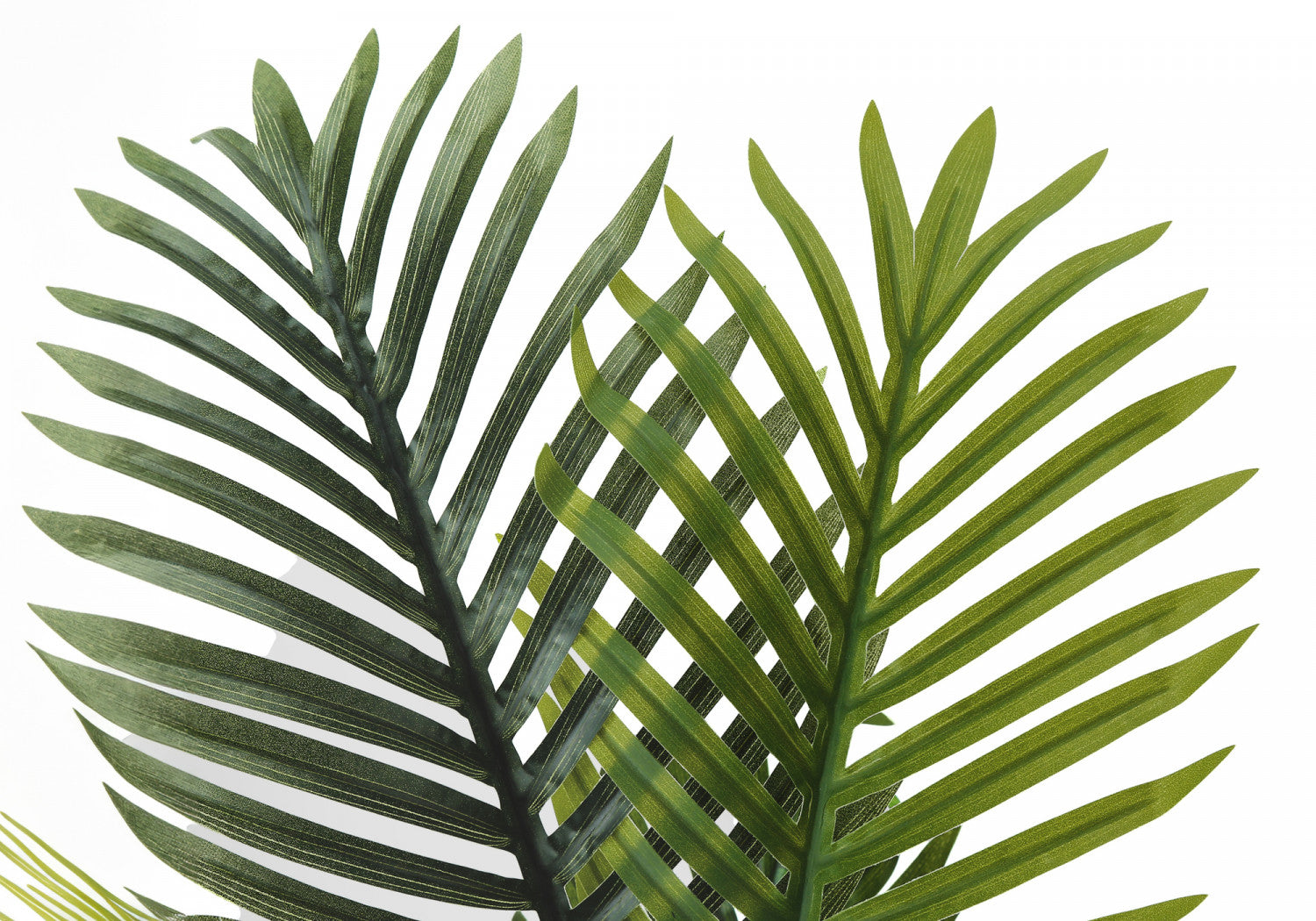 28 Inch Artificial Palm Tree with 6 White Pots - Indoor/Outdoor Fake Plant for Home, Office, Patio Decor - Perfect for Living Room, Balcony & Garden Decorations
