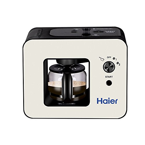 Haier 4-Cup Automatic Coffee Maker with Built-in Grinder - Espresso Machine for Home & Office Use | Perfect for Small Kitchens, Dorms, and Workspaces