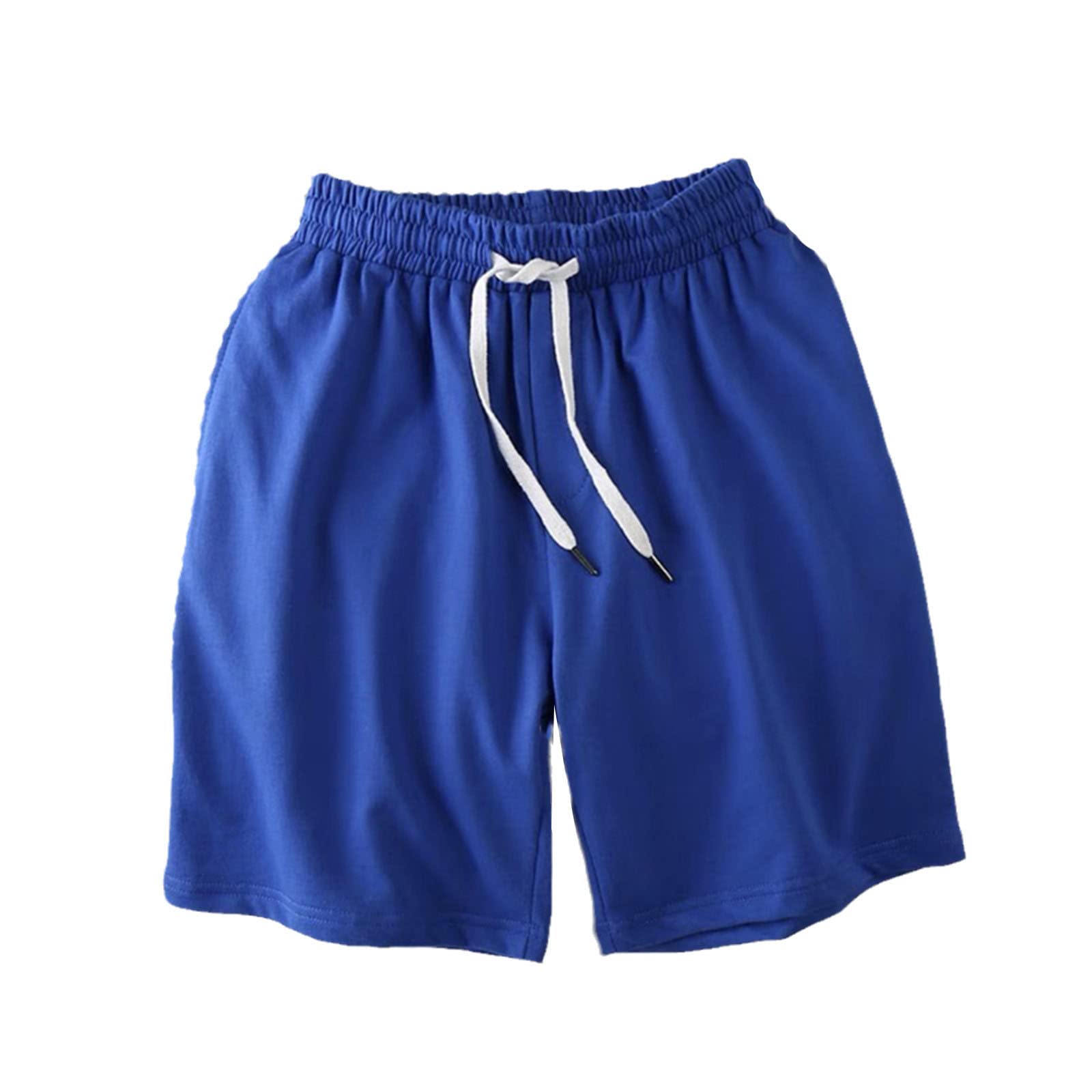 Men's Mesh Gym Shorts for Bodybuilding & Fitness - Breathable Loose Joggers for Summer Workouts, Running, Beach & Outdoor Activities - Blue Sweatpants