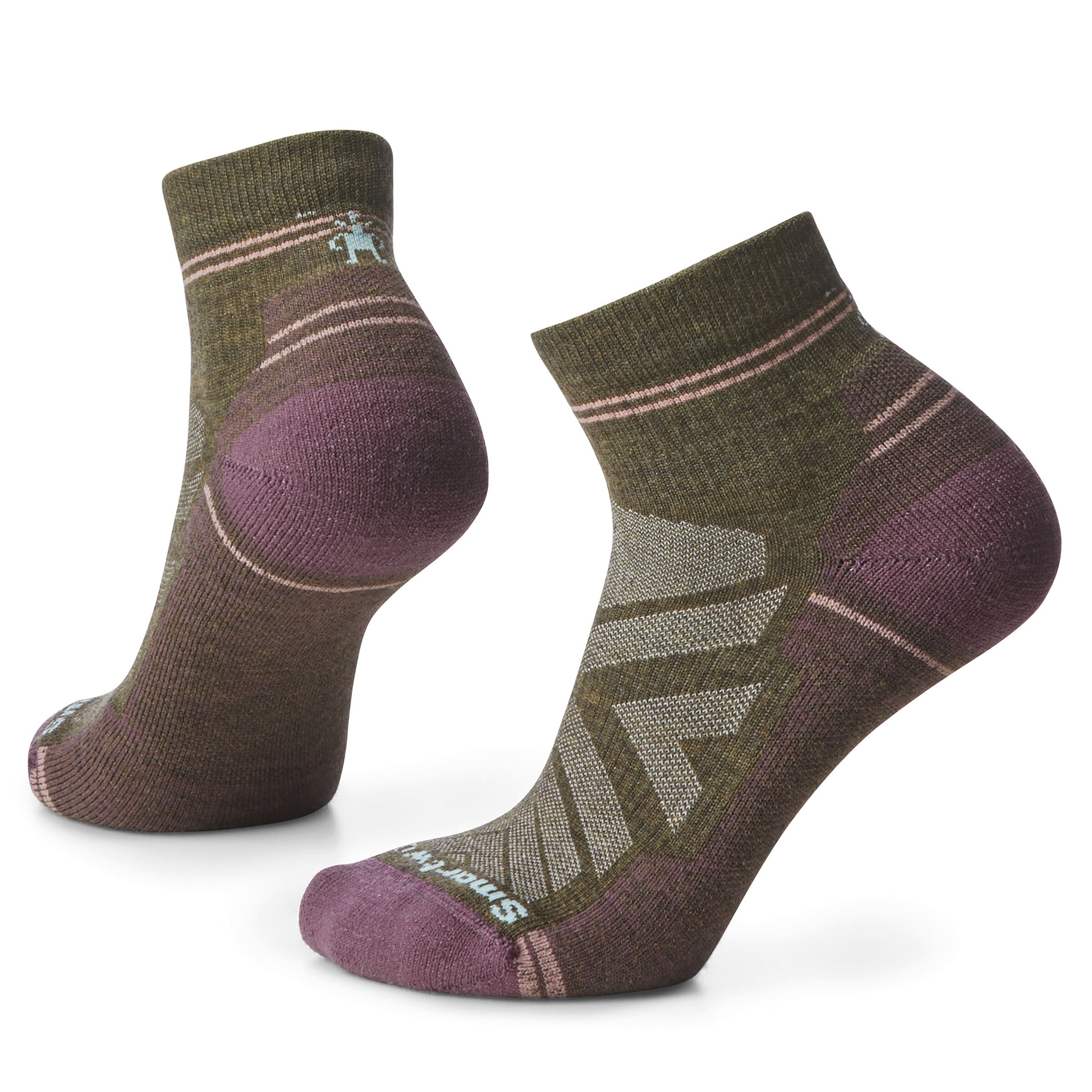 Smartwool Women's Hike Light Cushion Ankle Socks - Moisture-Wicking Merino Wool Hiking Socks for Outdoor Adventures & Travel