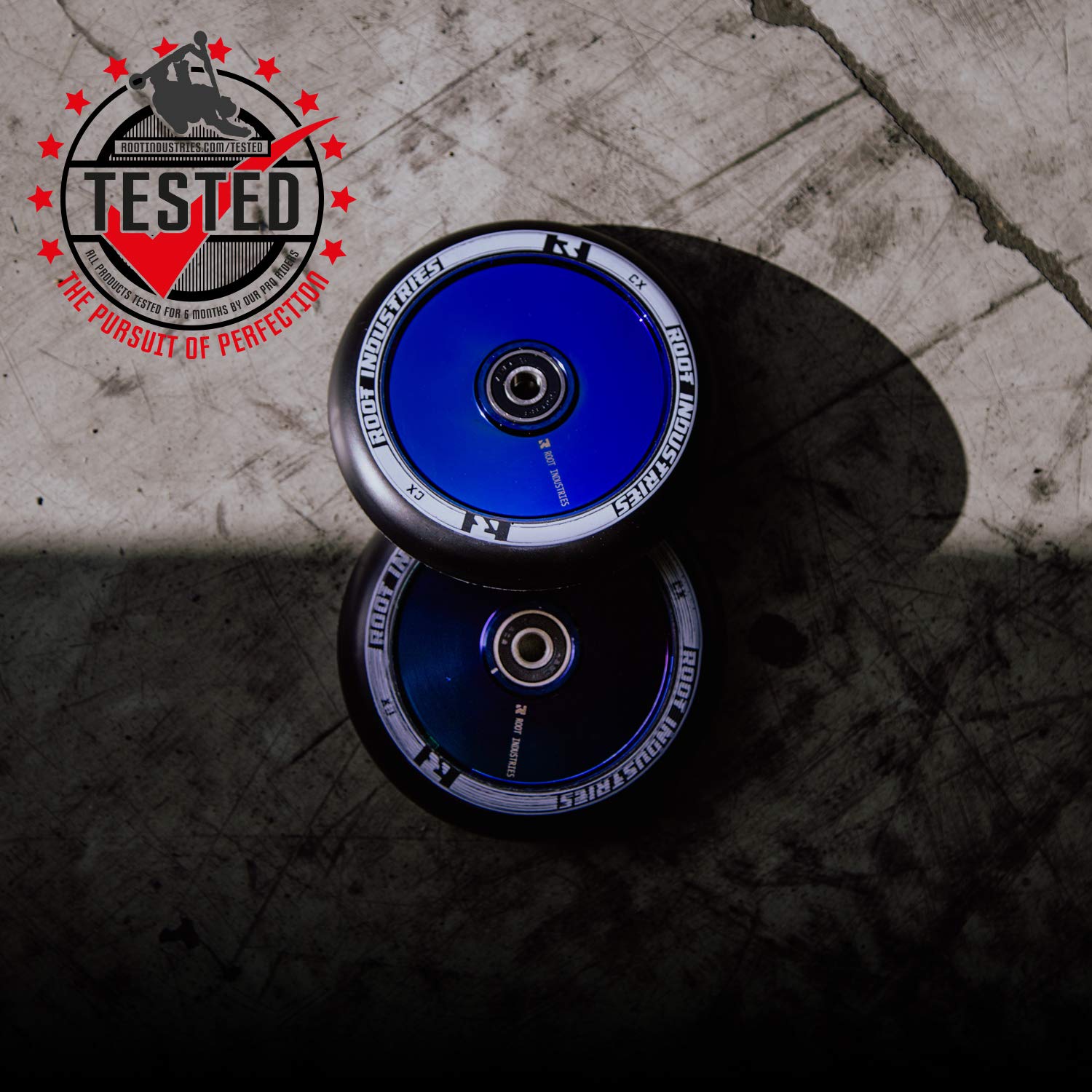 Root Industries 120mm Air Wheels for Kids - High-Performance Skateboard & Scooter Wheels - Perfect for Smooth Rides in Parks, Streets & Skateparks