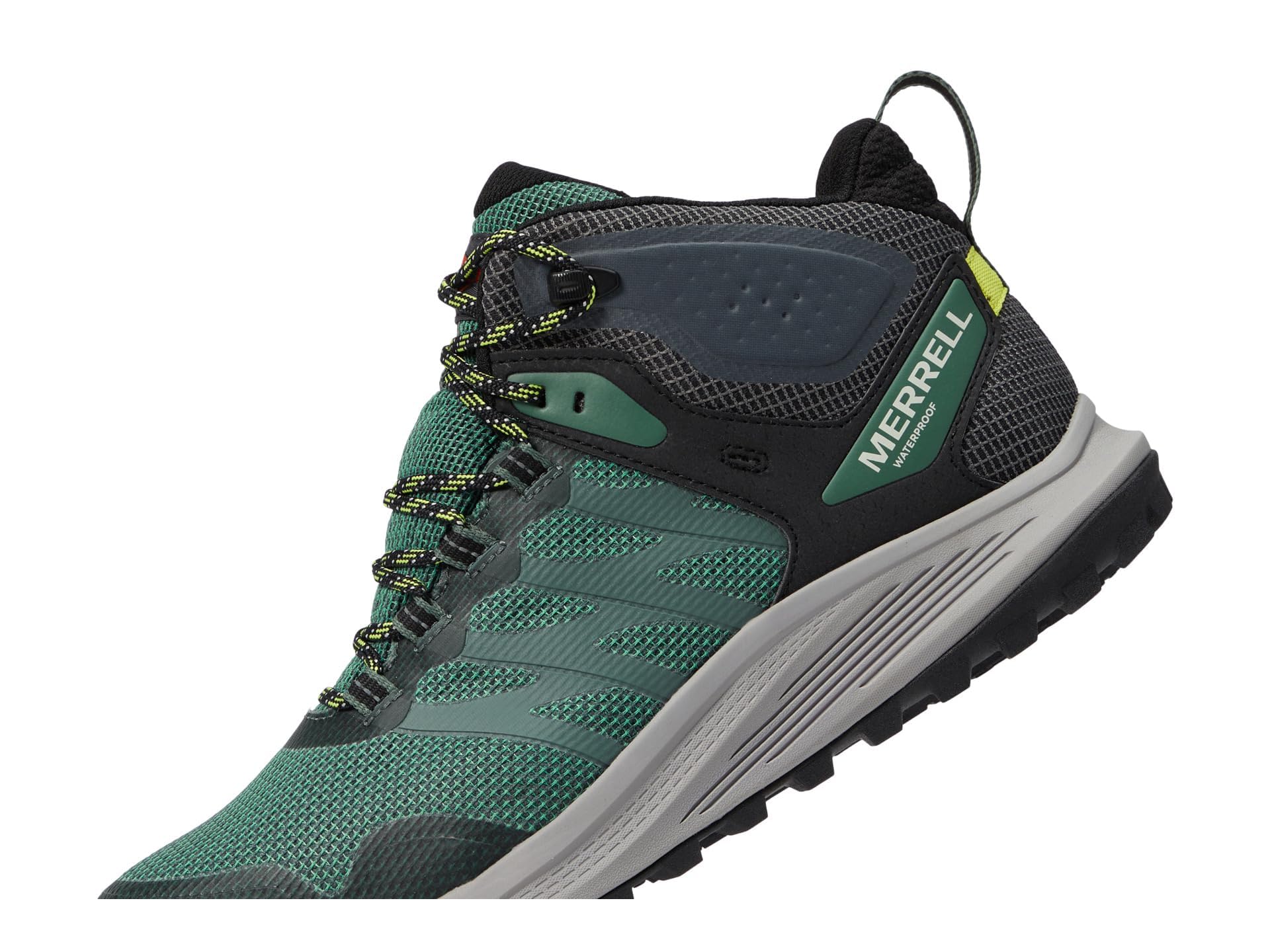 Merrell Men's Nova 3 Mid Waterproof Hiking Boot with Carbon Fiber Construction - Lightweight & Durable for Outdoor Adventures, Trail Running & Camping
