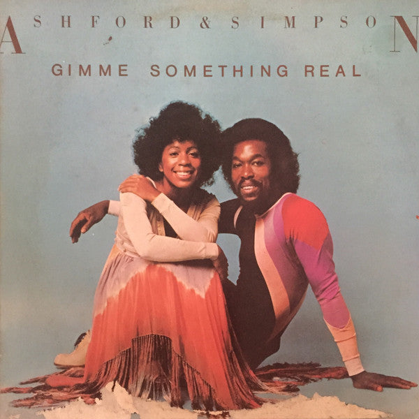 Ashford & Simpson - Gimme Something Real Vinyl LP Album (VG+ Condition) - Perfect for Vintage Music Collectors & Soulful Listening Sessions