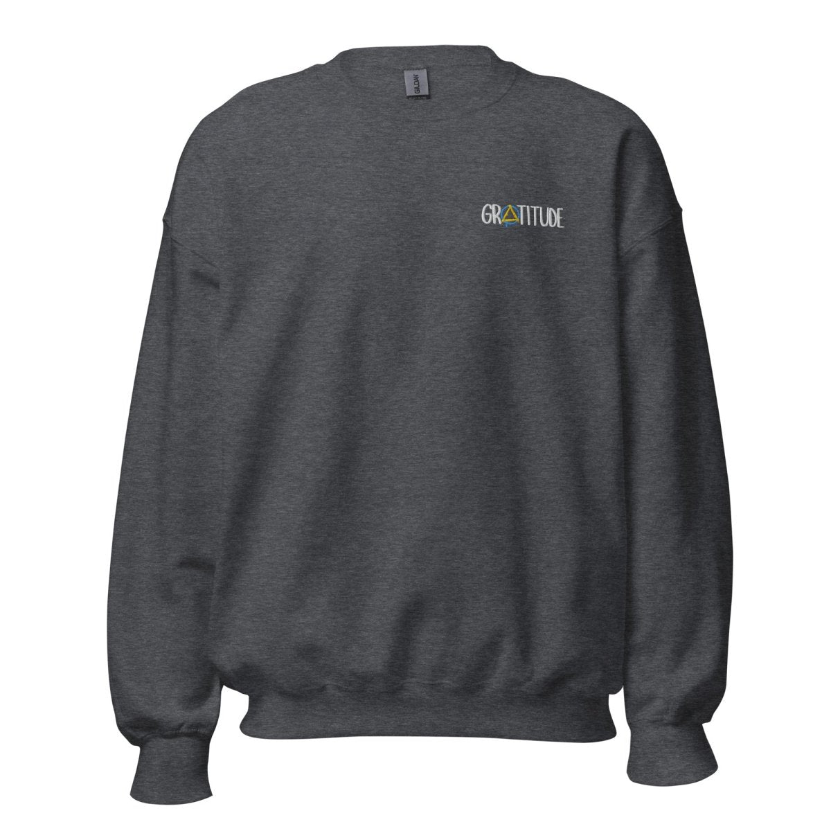 Gratitude Embroidered Unisex Sweatshirt | Comfortable Pullover Hoodie for Men & Women | Perfect for Casual Wear, Thanksgiving Gifts & Everyday Outfits