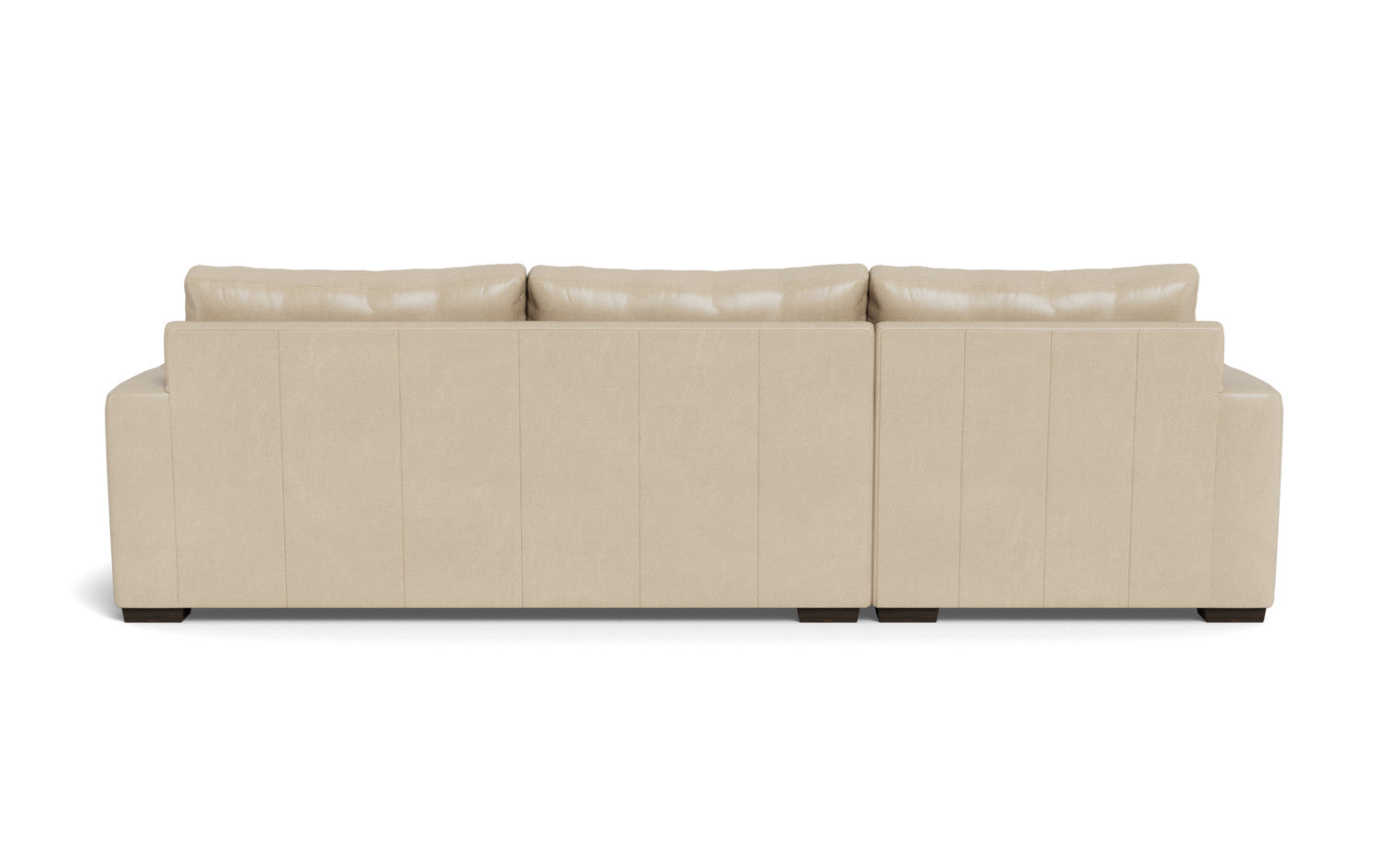 Premium Genuine Leather Left Chaise Sectional Sofa - Modern L-Shaped Couch for Living Room, Family Room & Home Theater Comfortable Seating