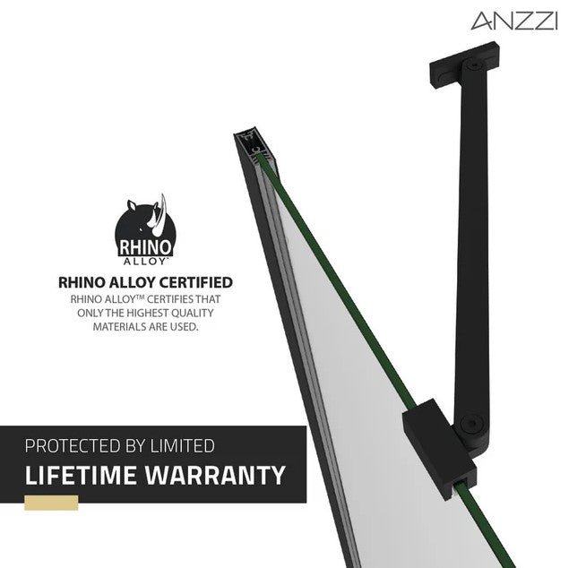 Anzzi SD AZ14 01MB Frameless Shower Door 72