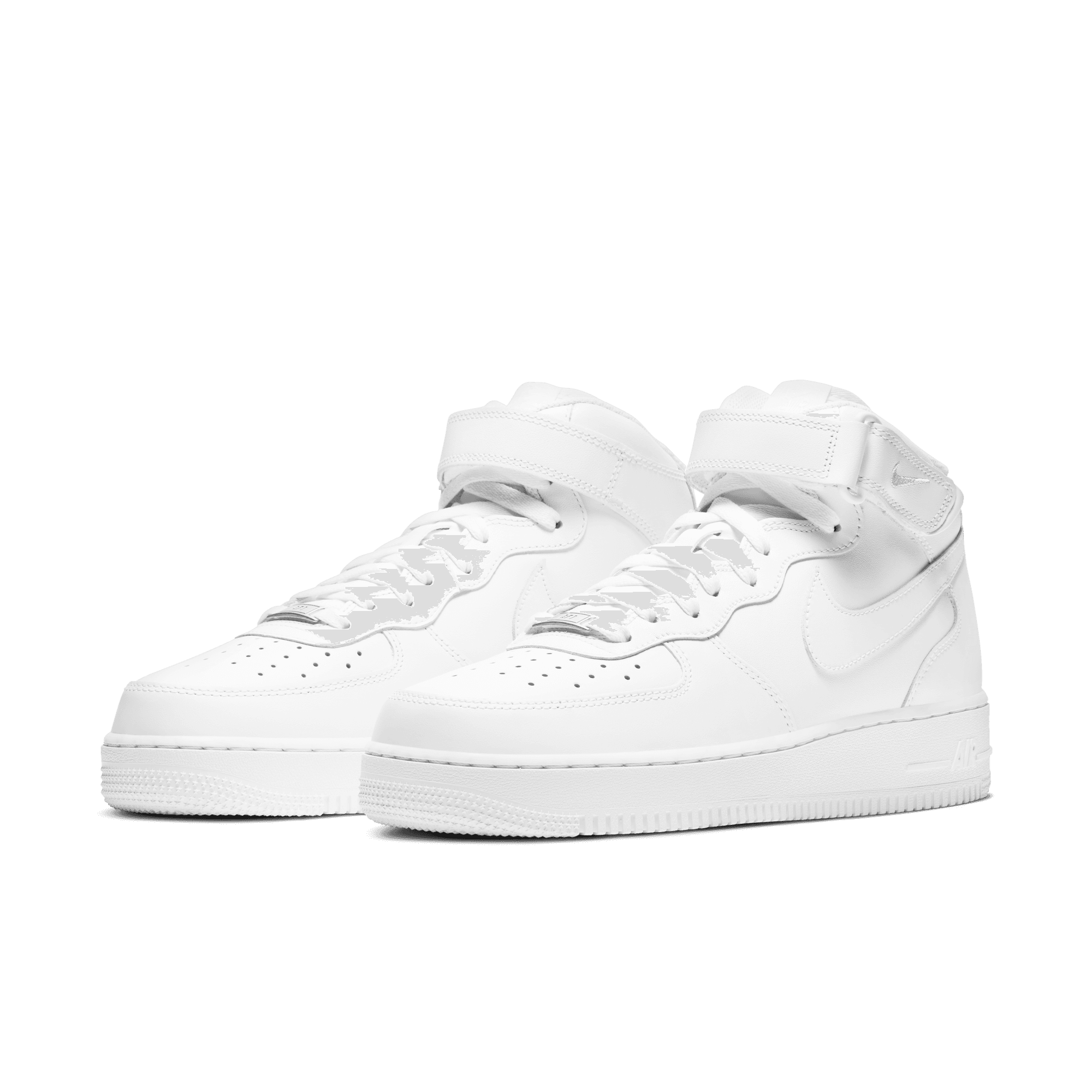 Nike Air Force Mid '07 Sneakers - White/White | Men's Basketball Shoes for Casual Wear & Street Style