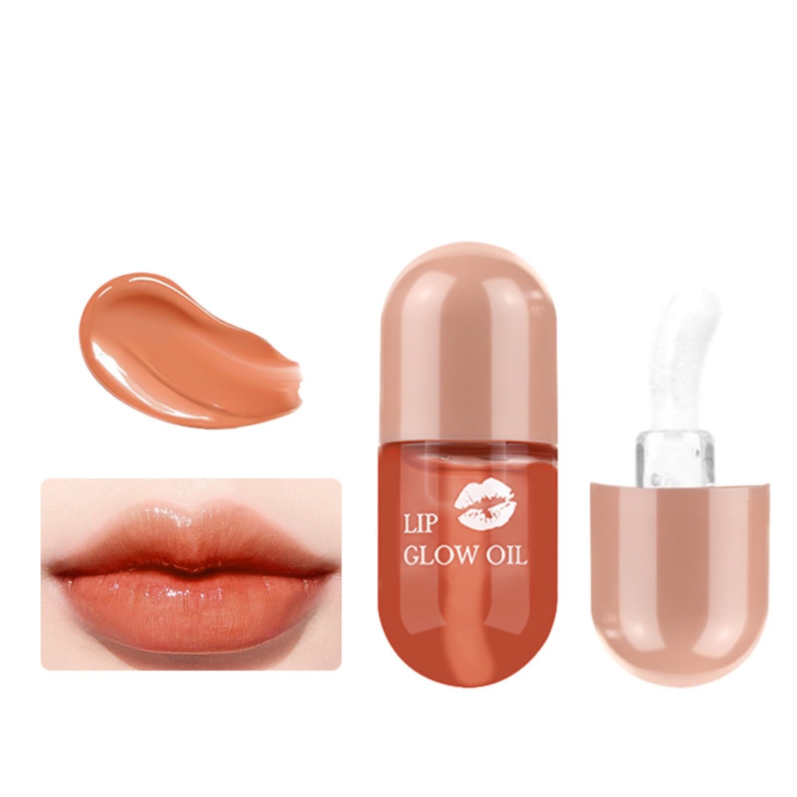 Long Lasting Waterproof Lip Tint - Mini Lip Glow Oil, Non-Sticky Liquid Lip Color | Full Coverage, Transfer-Proof, Velvet Lip Gloss for Women | Perfect for Daily Wear, Parties & Special Occasions
