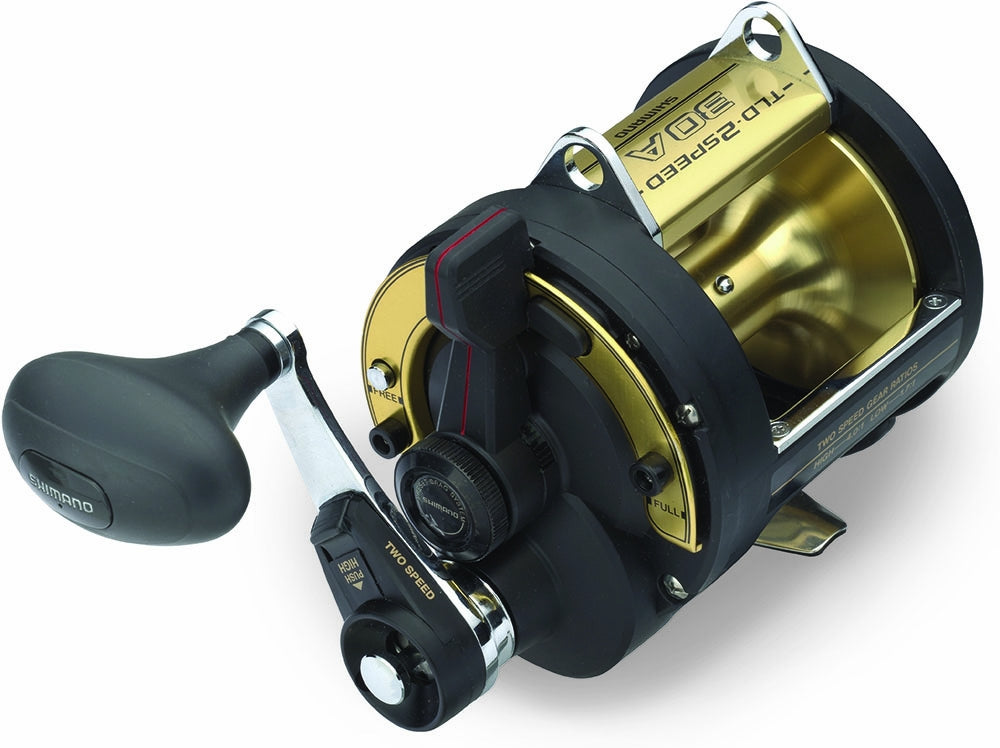 Shimano TLD II Two Speed Conventional Lever Drag Fishing Reel - Saltwater & Offshore Fishing Gear for Big Game Anglers