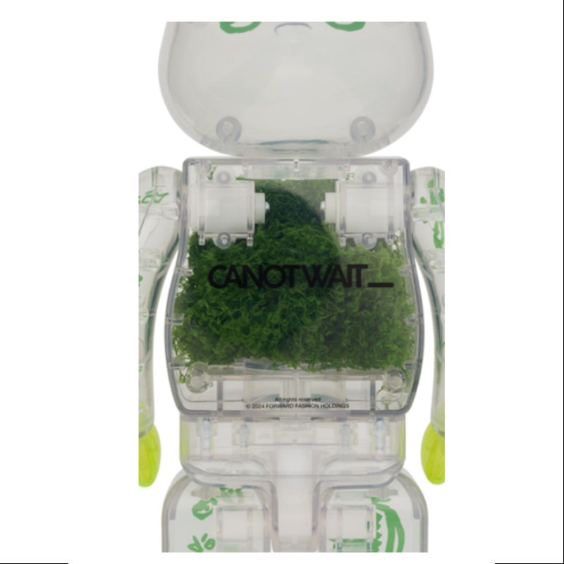 Limited Edition Bearbrick CANOTWAIT_ 400% Be@rbrick Collectible Figure 2024 - Perfect for Home Display, Office Decor & Gift for Anime Fans