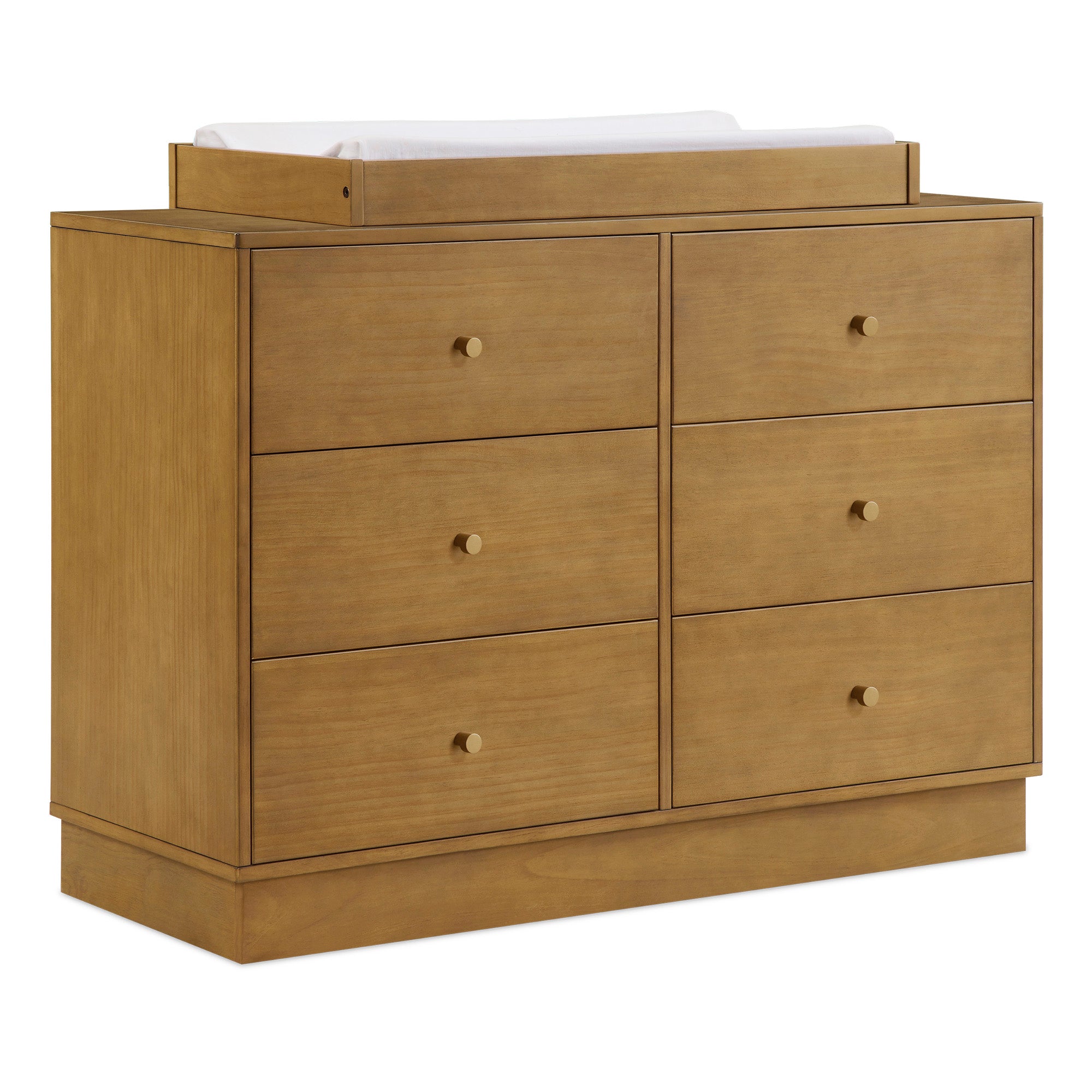 James 6-Drawer Wooden Dresser with Interlocking Drawers - Sturdy Bedroom Storage Organizer for Clothes & Accessories | Perfect for Master Bedroom, Guest Room & Dormitory