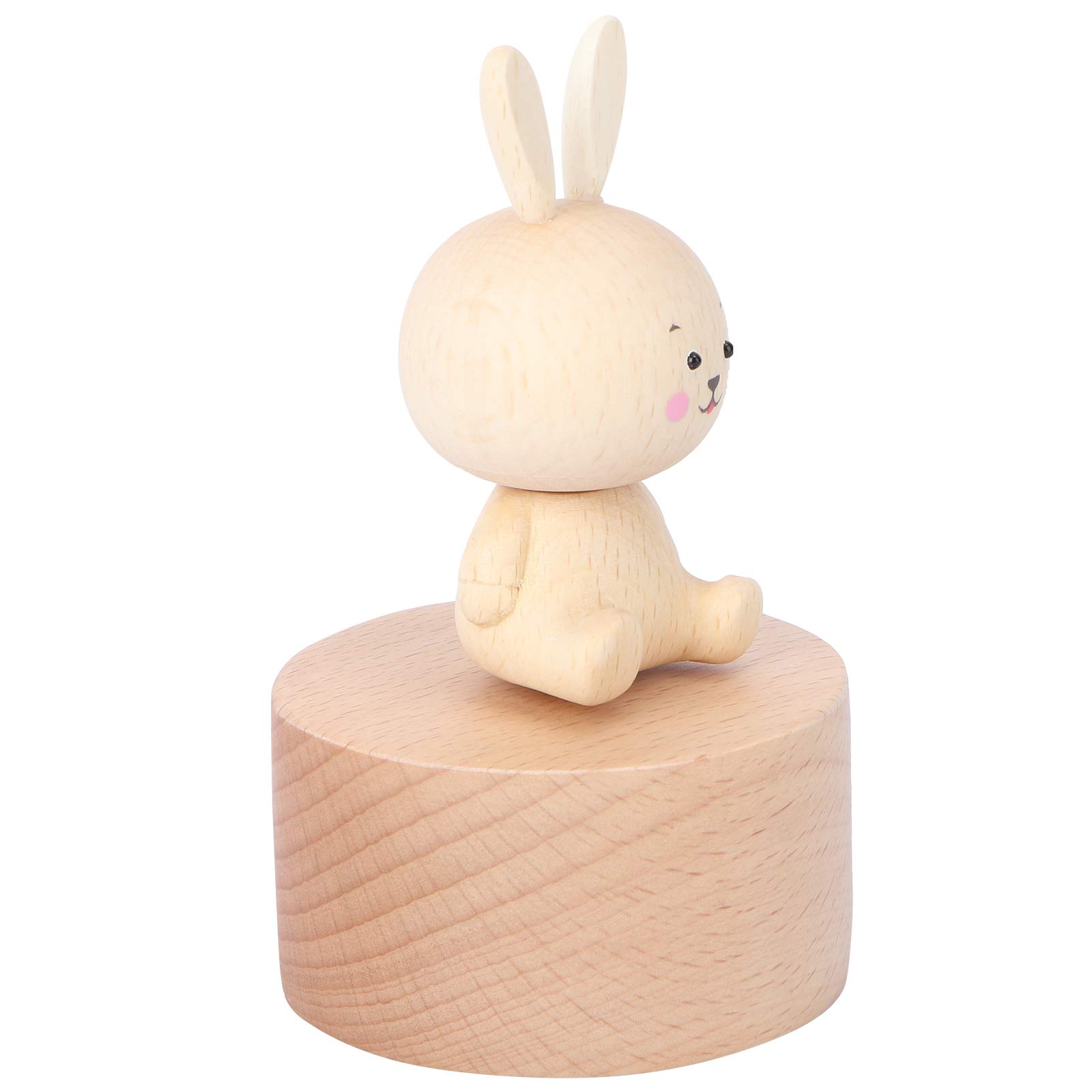 INOOMP Handmade Wooden Music Box - Elegant Desktop Ornament & Home Decor Gift for Music Lovers | Perfect for Bedroom, Office, Wedding & Anniversary Decorations