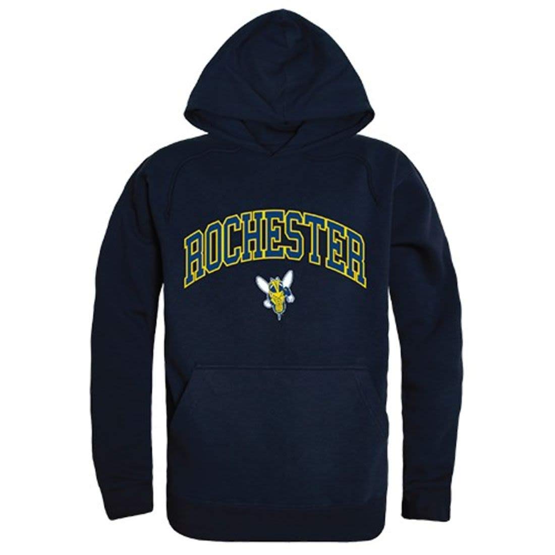 University of Rochester Yellowjackets Hoodie Sweatshirt - Navy Blue College Apparel for Men & Women - Comfortable Campus Wear for Game Day & School Spirit