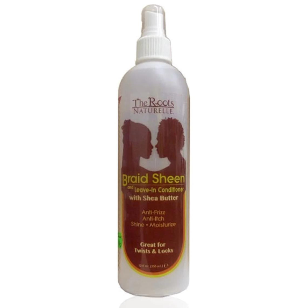 Best Hair Braid Sheen & Conditioner 12 Oz - Moisturizing & Shine for Natural Hair - Perfect for Braids, Twists & Protective Styles (Thailand)