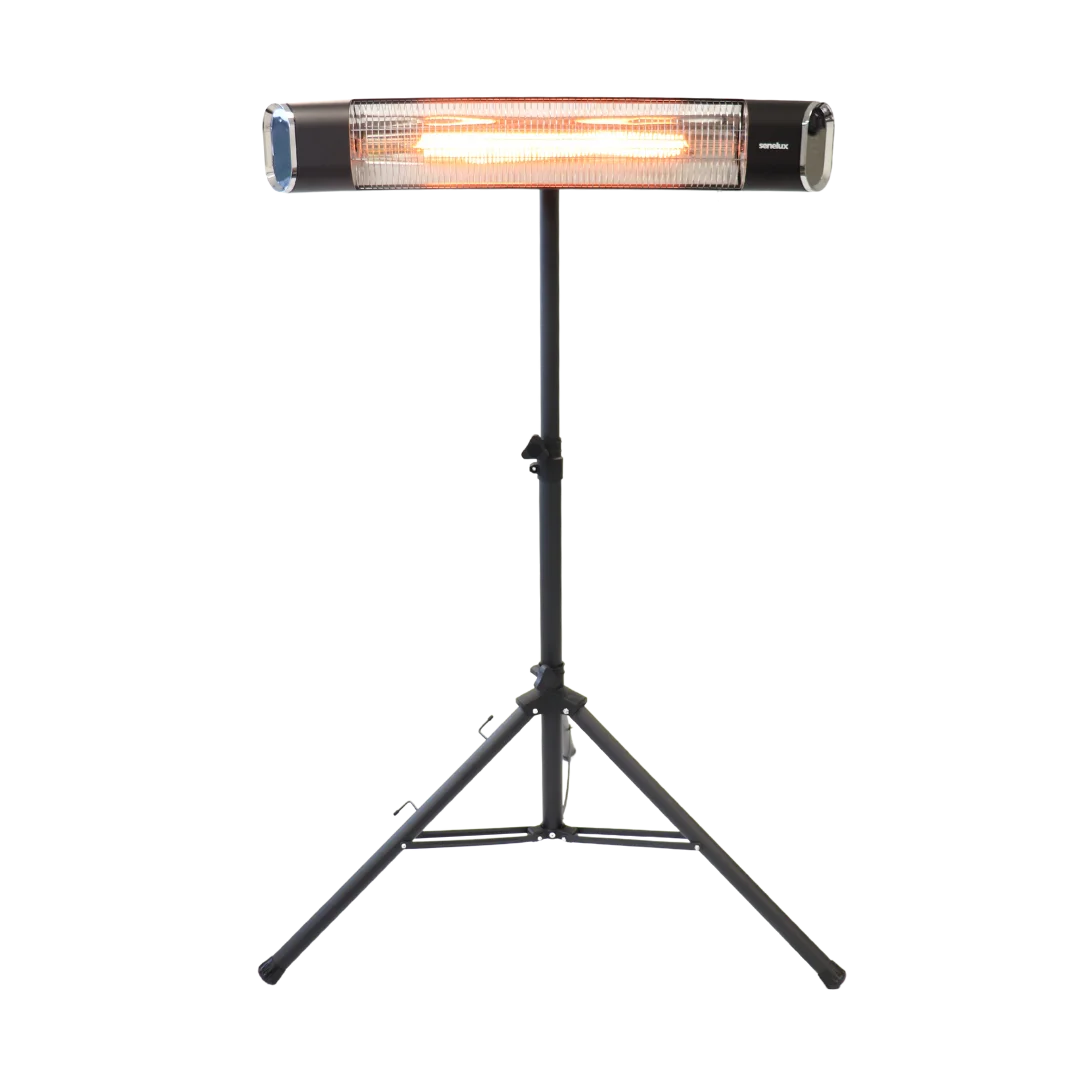Portable Infrared Garden Heater with Tripod Stand - Energy Efficient, Waterproof Outdoor Patio Heater for Backyard, Deck & Camping Use