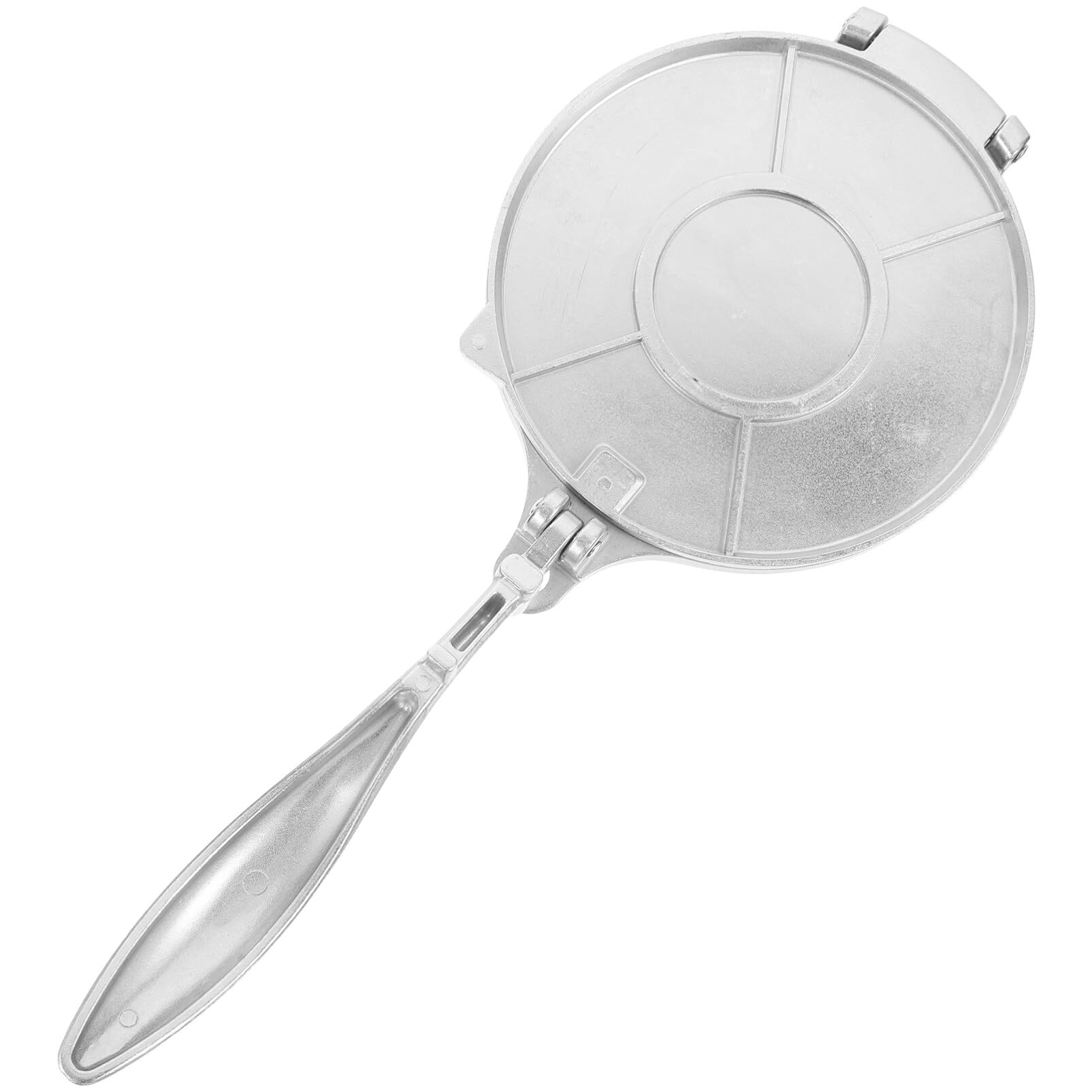8-Inch ABOOFAN Tortilla Press - Dough Press for Quesadillas, Empanadas, Chapati & Roti - Heavy Duty Cast Iron Tortilla Maker with 20cm Silver Plates - Perfect for Mexican, Indian & Homemade Pizza Dough