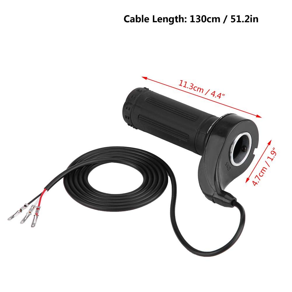3 Wire Throttle Grip - Universal Motorcycle & Electric Scooter Twist Speed Accelerator with 3 Wires for Smooth Ride Control