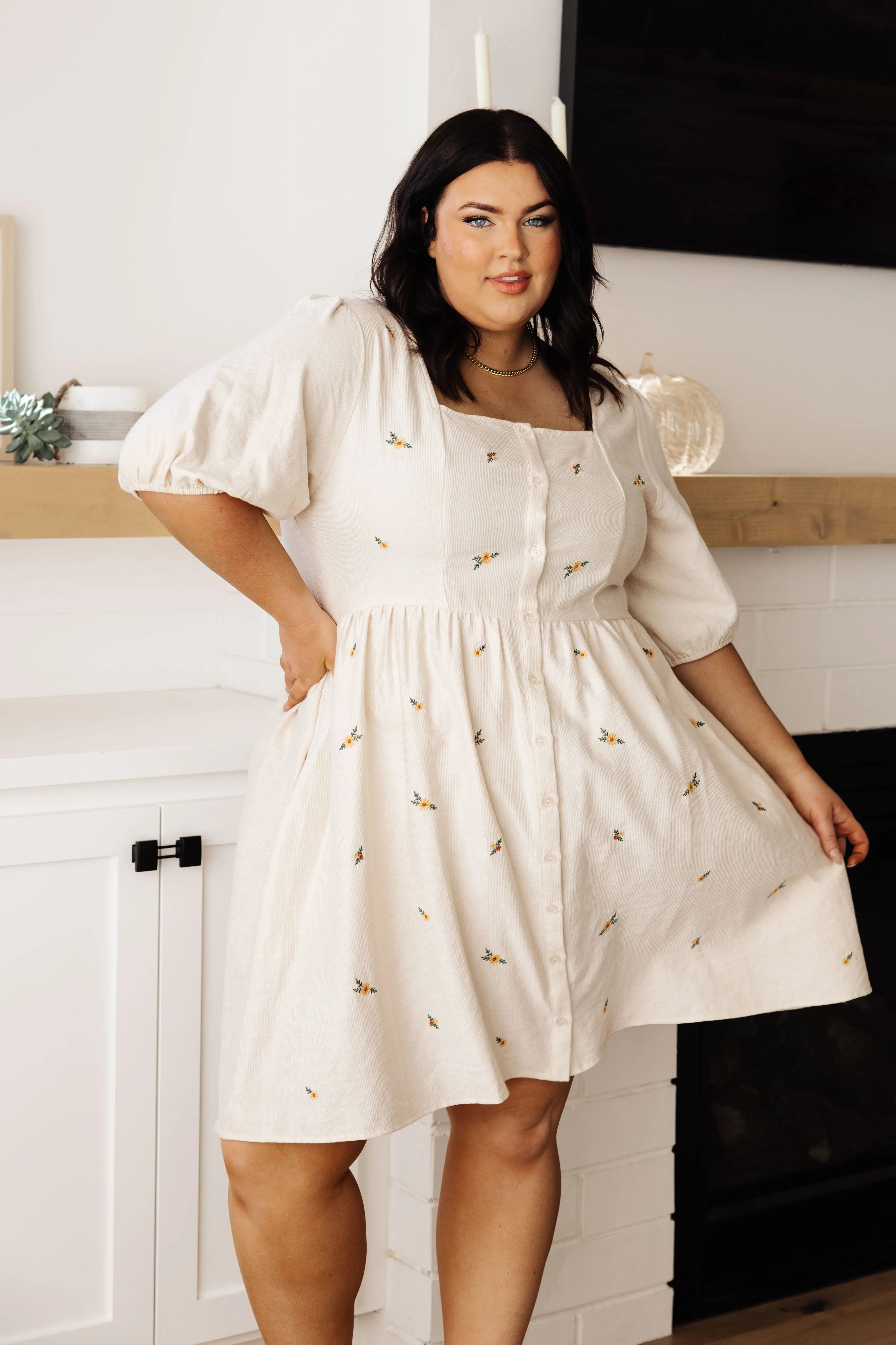 Dream a Little Dream Embroidered Floral Dress for Women - Boho Chic Summer Outfit for Beach, Wedding & Vacation