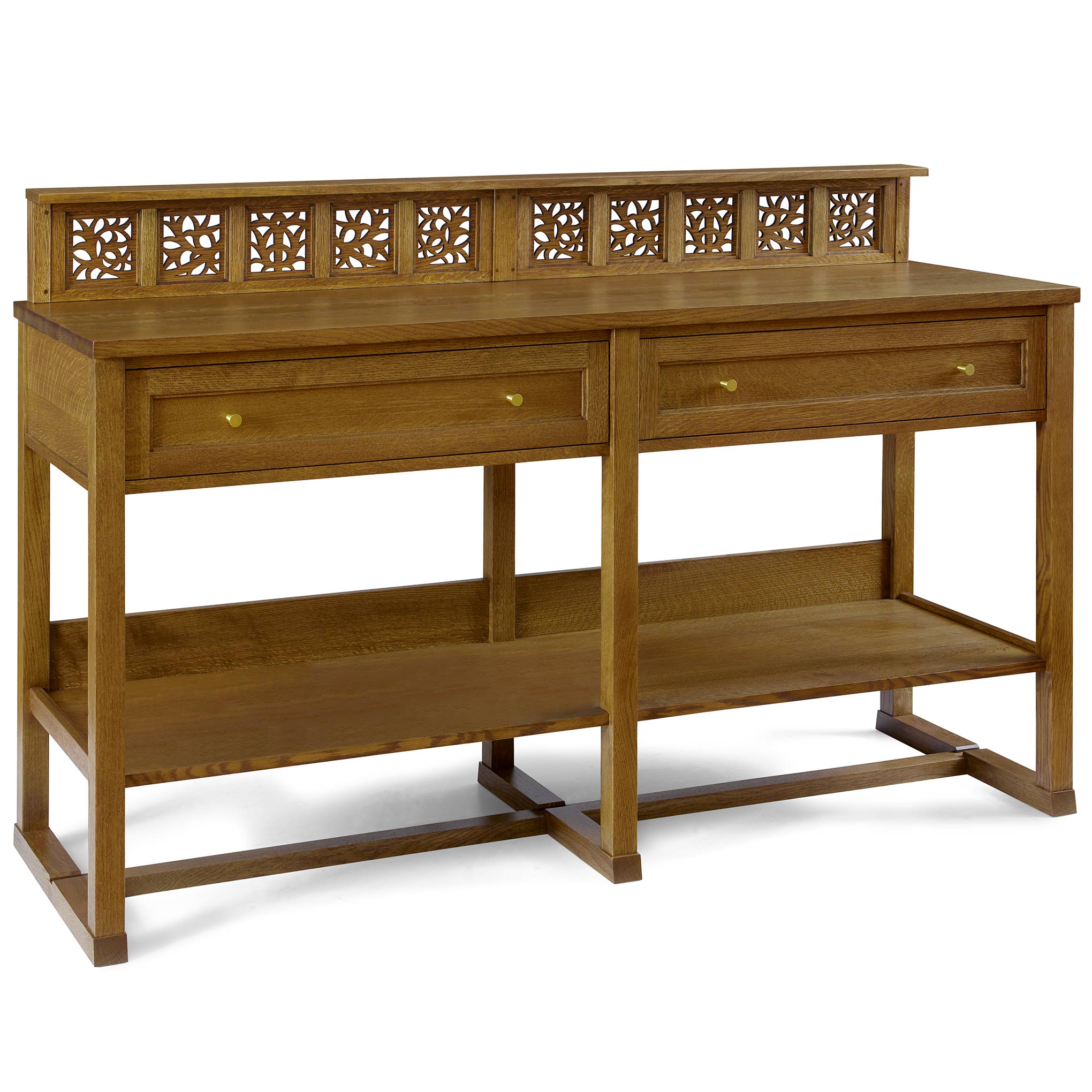 Surrey Hills Server with Gallery - Elegant Display Cabinet for Dining Room & Living Room Storage
