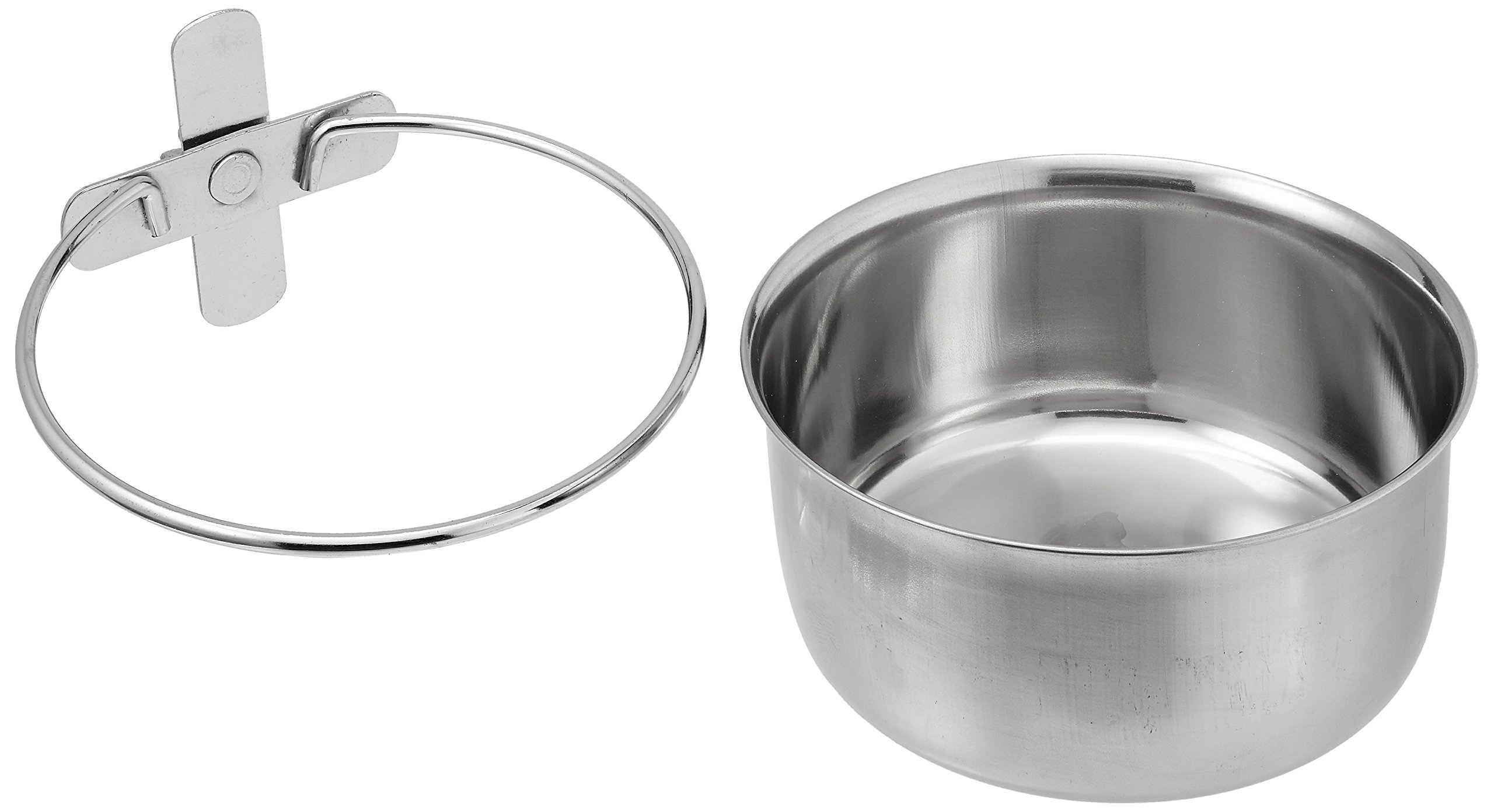 20oz Stainless Steel Pet Bowl - Durable Dog & Bird Water Dish for Cages, Coops & Outdoor Use - Rust-Proof Coop Cup for Small Animals & Poultry