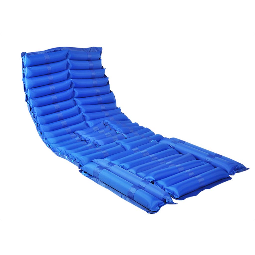 Alternating Air Pressure Mattress with Pump - Inflatable Anti-Decubitus Air Mattress for Bed Sore Prevention | Pressure Relief Mattress Pad for Home & Hospital Use | Comfortable Medical Air Bed (Blue)