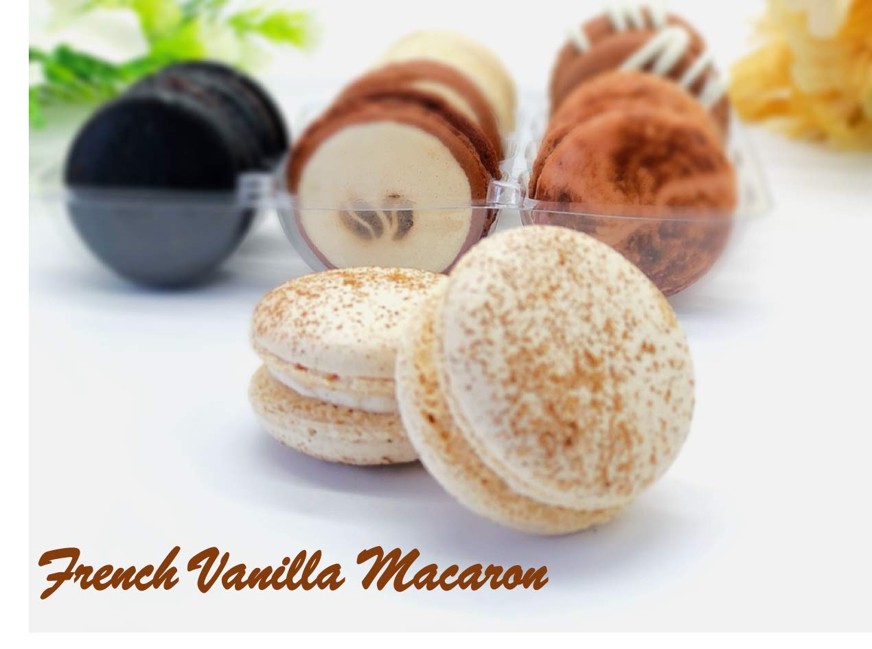 Gluten Free Macaron Collection (24 Pack) - Delicious French Cookies for Coffee Lovers | Perfect for Afternoon Tea, Gifts & Dessert Parties