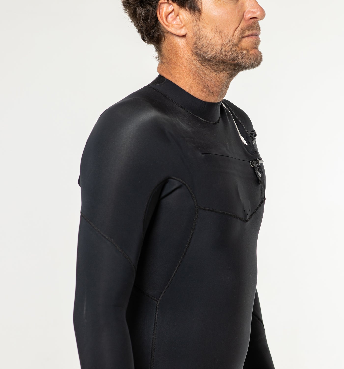 Performance Men's 3/2mm Chest Zip Wetsuit - Premium Neoprene Steamer Wetsuit for Surfing, Diving & Water Sports | Comfortable & Flexible Cold Water Protection
