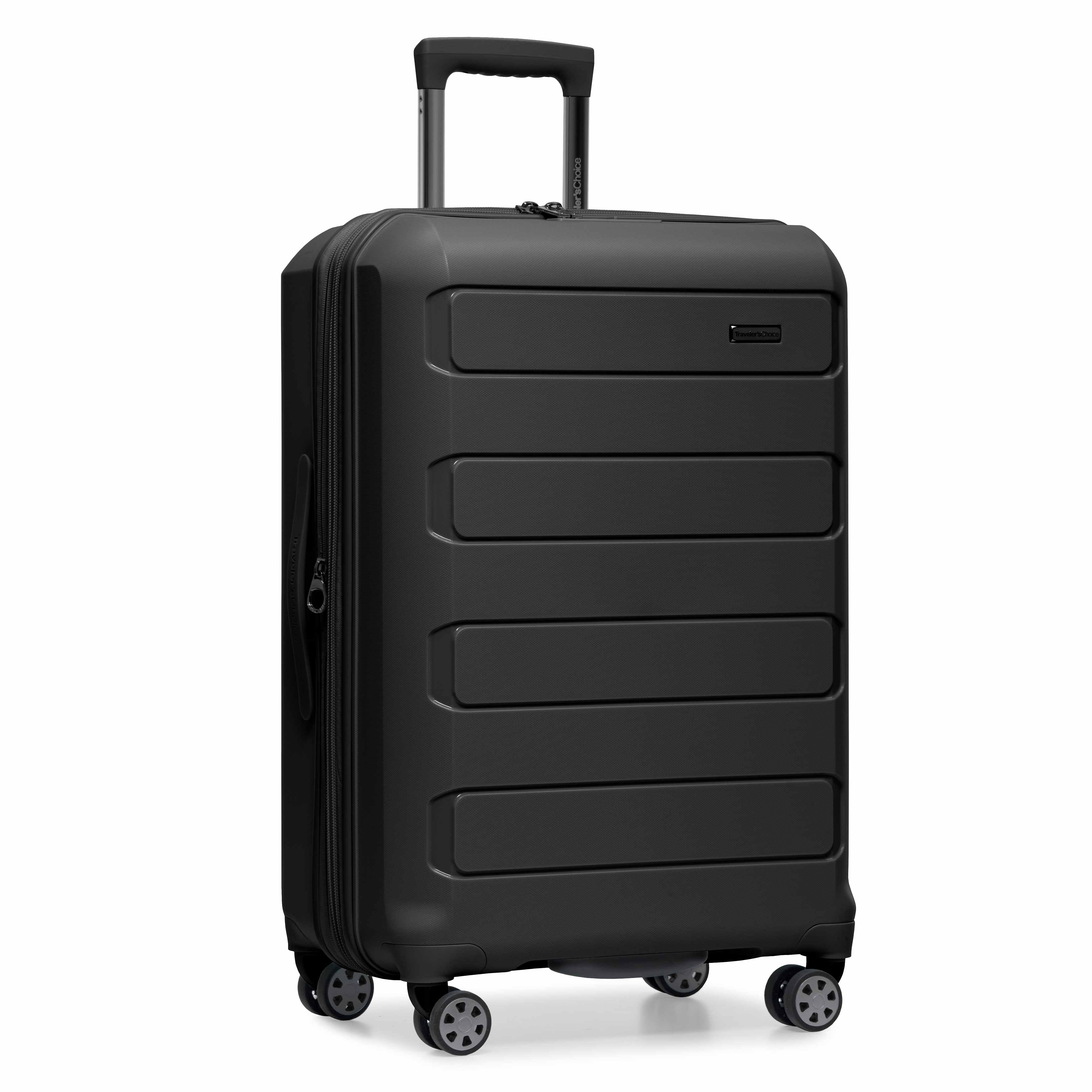 Pagosa Medium Checked Luggage - Lightweight Durable Suitcase for Travel, Business & Vacation - Spinner Wheels & TSA Lock - Perfect for Airplane Carry-On & Road Trips