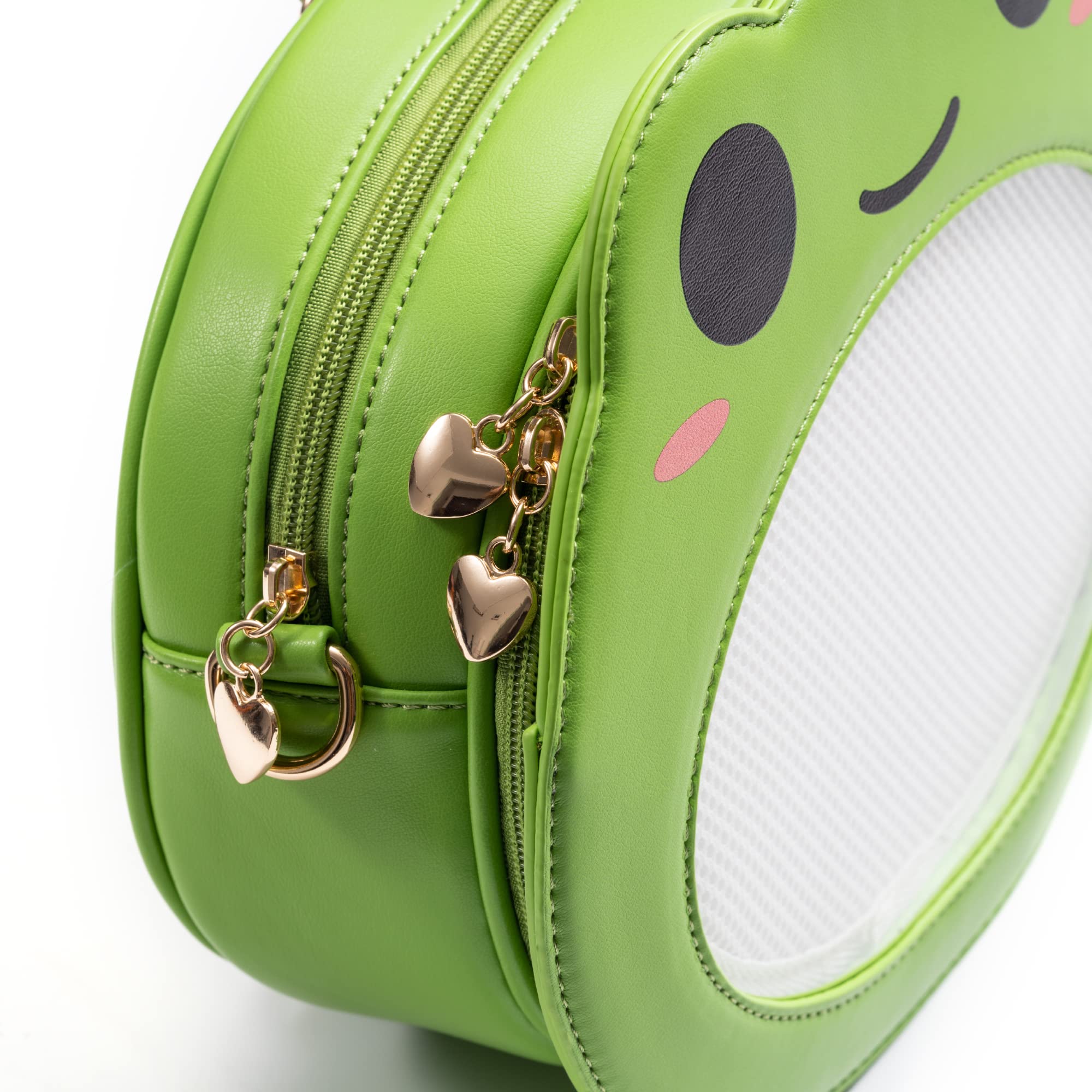 Elallin Cute Cartoon Frog Crossbody Bag for Women - Stylish Shoulder Purse & Backpack for Daily Use, Travel, School, and Shopping