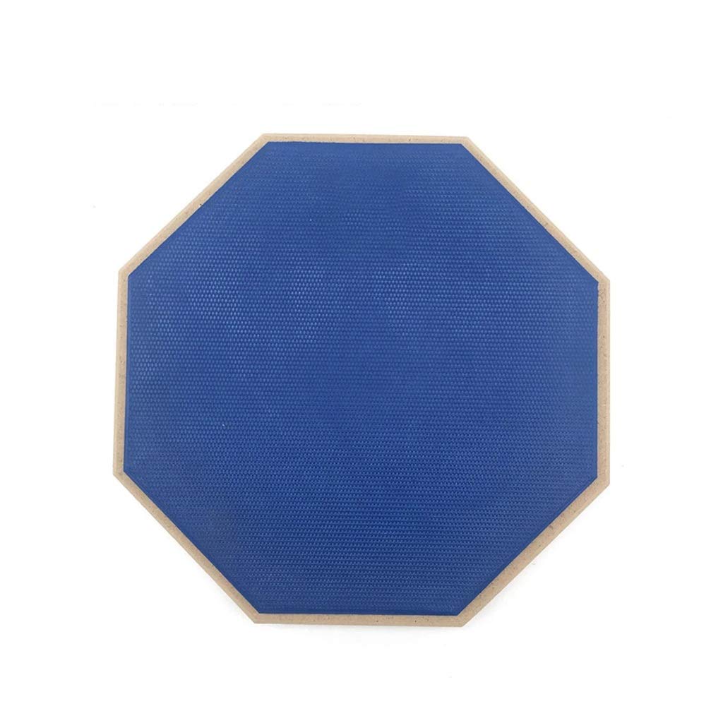 TWDYC Rubber Wooden Drum Practice Pad - Jazz Drum Training Pad for Percussion Exercises & Drumming Accessories (Blue) - Perfect for Home Practice, Studio Sessions & Drum Lessons