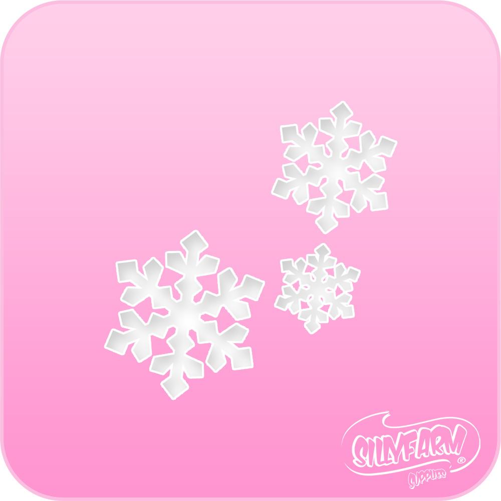 Triple Snowflakes Pink Power Stencil - DIY Holiday Decor, Christmas Crafting, Winter Scrapbooking & Gift Wrapping