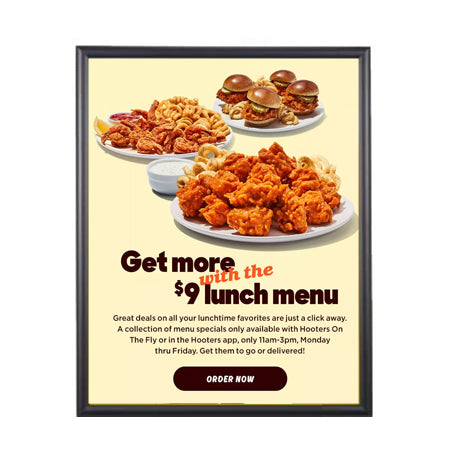24x48 Poster Frame - SwingFrame Wide Face Display for Art, Photos & Posters - Perfect for Home, Office & Gallery Decor