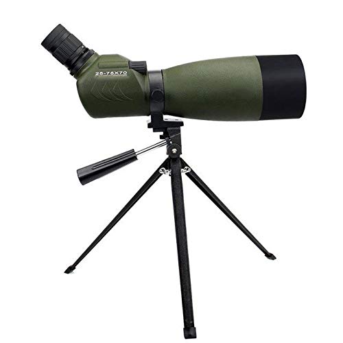 **20-60x60 & 25-75x70mm BAK4 Binoculars Spotting Scope - Waterproof 45° Angled Zoom Telescope with Tripod for Hunting, Bird Watching, and Outdoor Adventures**