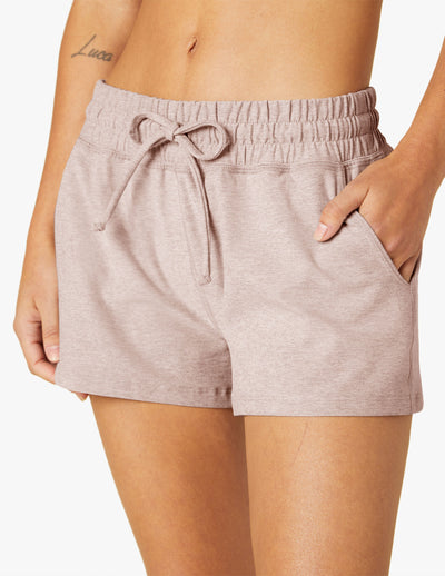 Women's Spacedye Worked Up Shorts - High Waisted Yoga Shorts for Women, Comfortable Workout Running Shorts with Pockets - Perfect for Yoga, Gym, Running & Lounge Wear