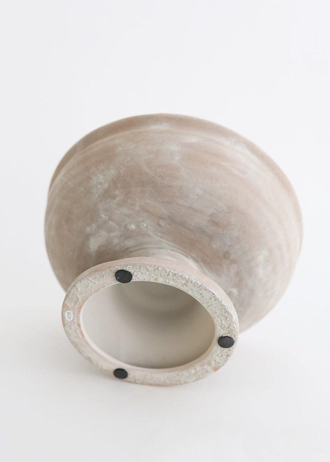 Earthy Mauve Ceramic Compote Bowl - 10.25 Inch Wide Serving Bowl for Fruit, Desserts & Centerpieces - Perfect for Dining Table Decor & Entertaining