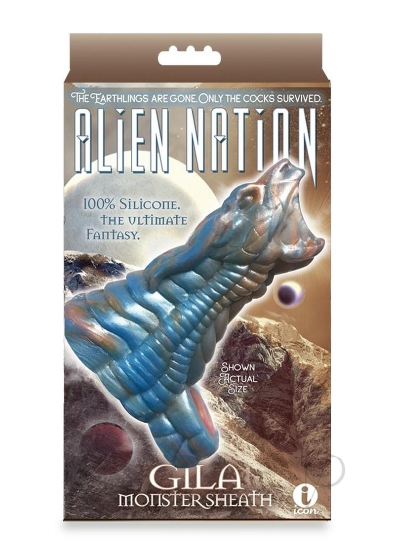 Alien Nation Gila Silicone Sheath - Blue & Gold Waterproof Protective Cover for Phones, Tablets & Small Electronics - Perfect for Outdoor, Travel & Daily Use