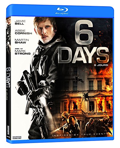 6 Days (6 Jours) Bilingual Blu-ray Movie - Action Thriller Film Based on True Events - Perfect for Movie Nights & Home Theater Collections