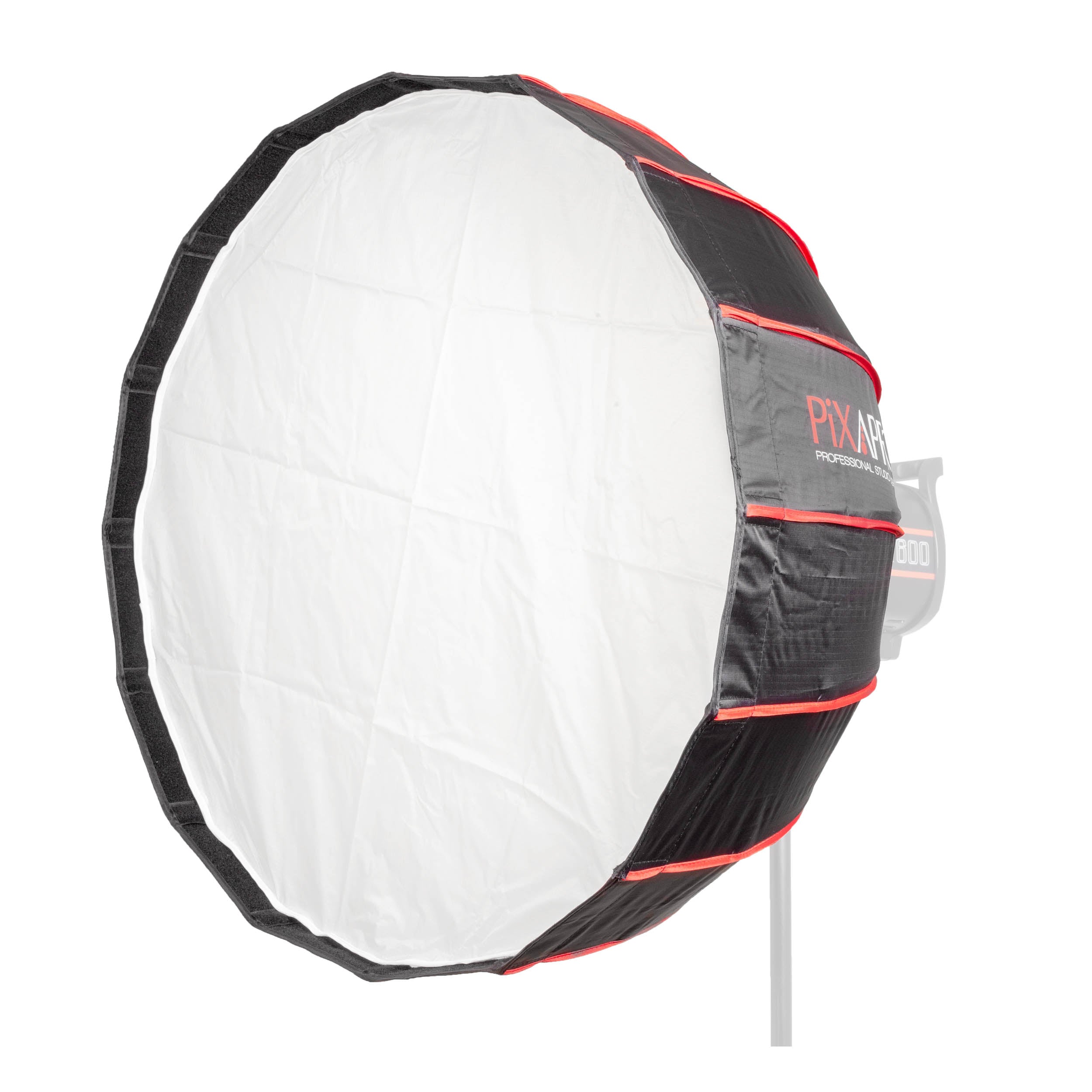 65cm Large Parabolic Softbox for Photography - Easy Open Design, Professional Studio Lighting for Portraits, Product Shoots & YouTube Videos