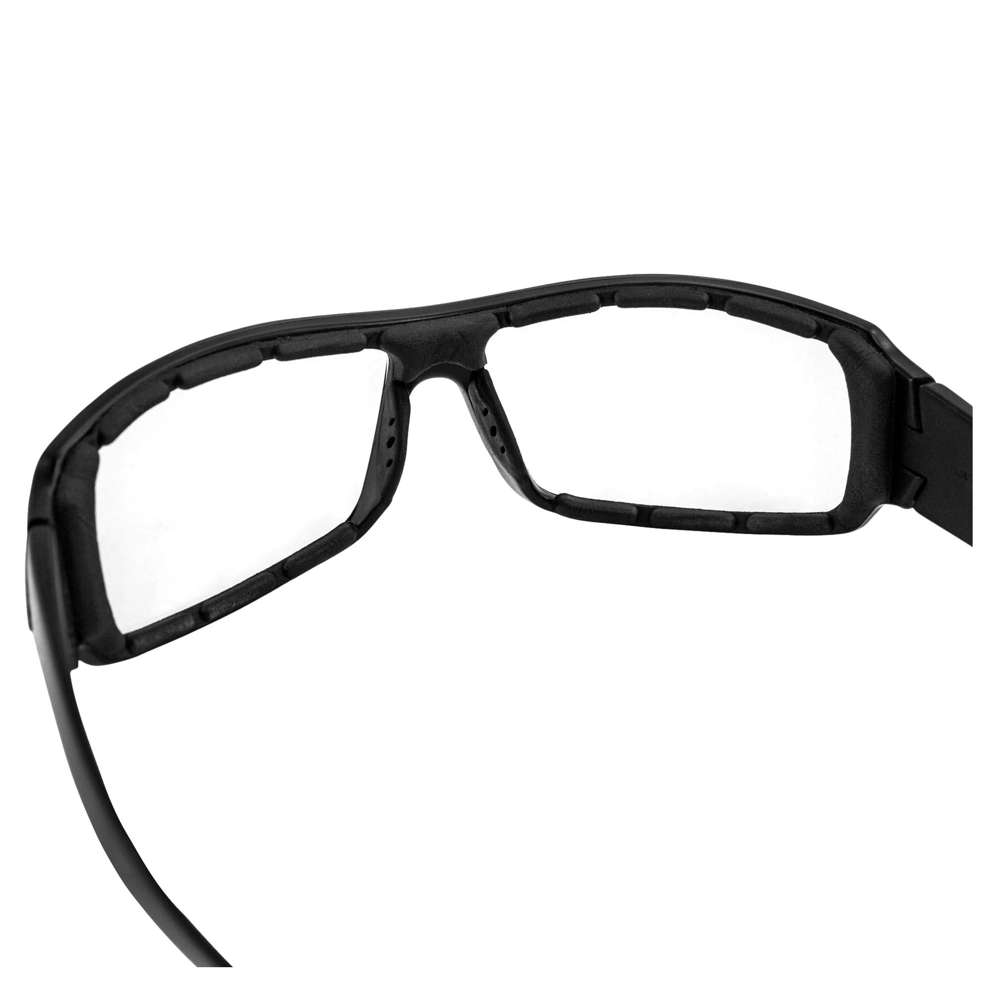 Global Vision Eyewear Italiano Plus Series Safety Sunglasses - Matte Black Frames for Outdoor Work, Sports & UV Protection | ANSI Z87.1 Certified