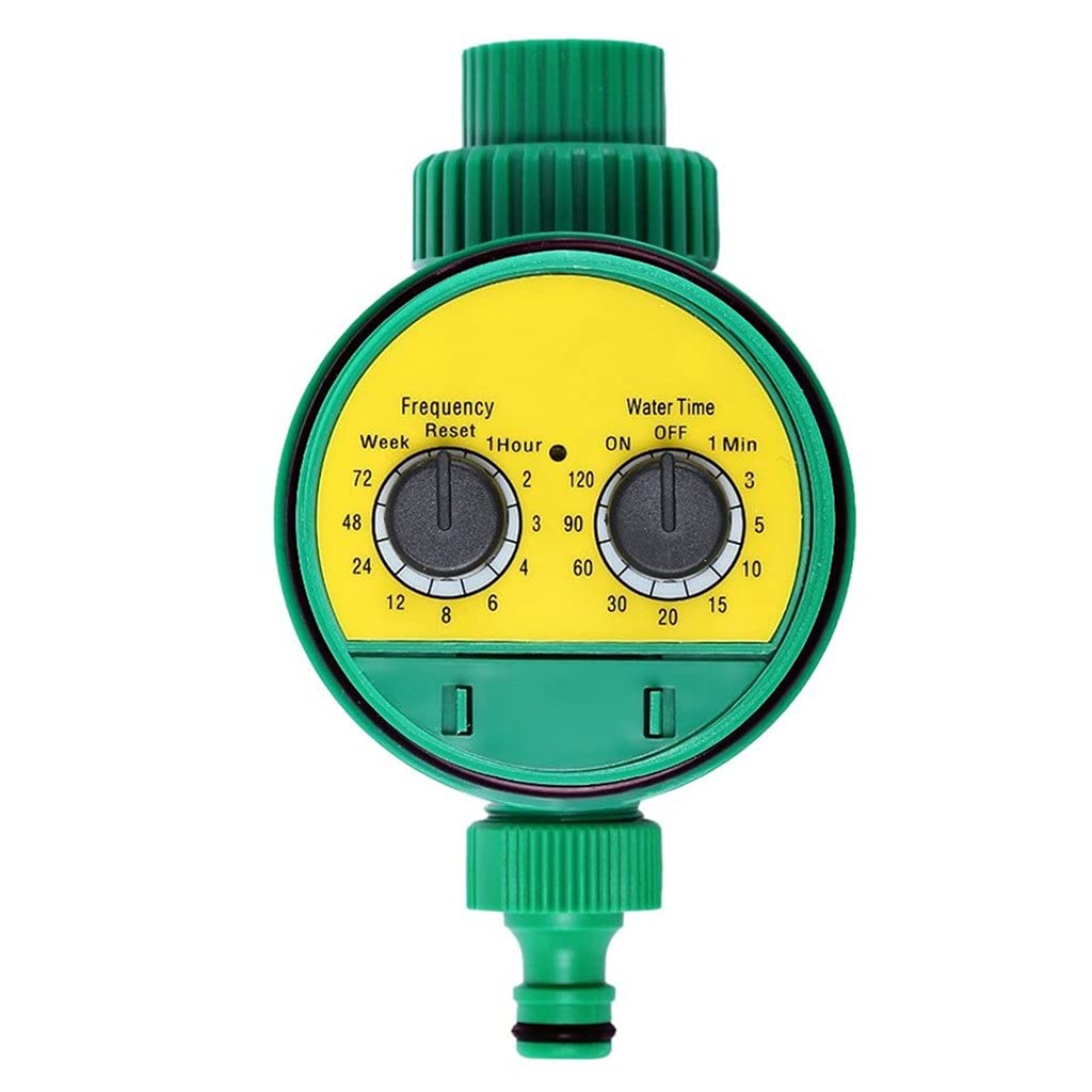 Automatic Garden Watering Timer - Electronic Irrigation Controller with Ball Valve for Home & Outdoor Plant Watering System | Perfect for Lawns, Flower Beds & Drip Irrigation