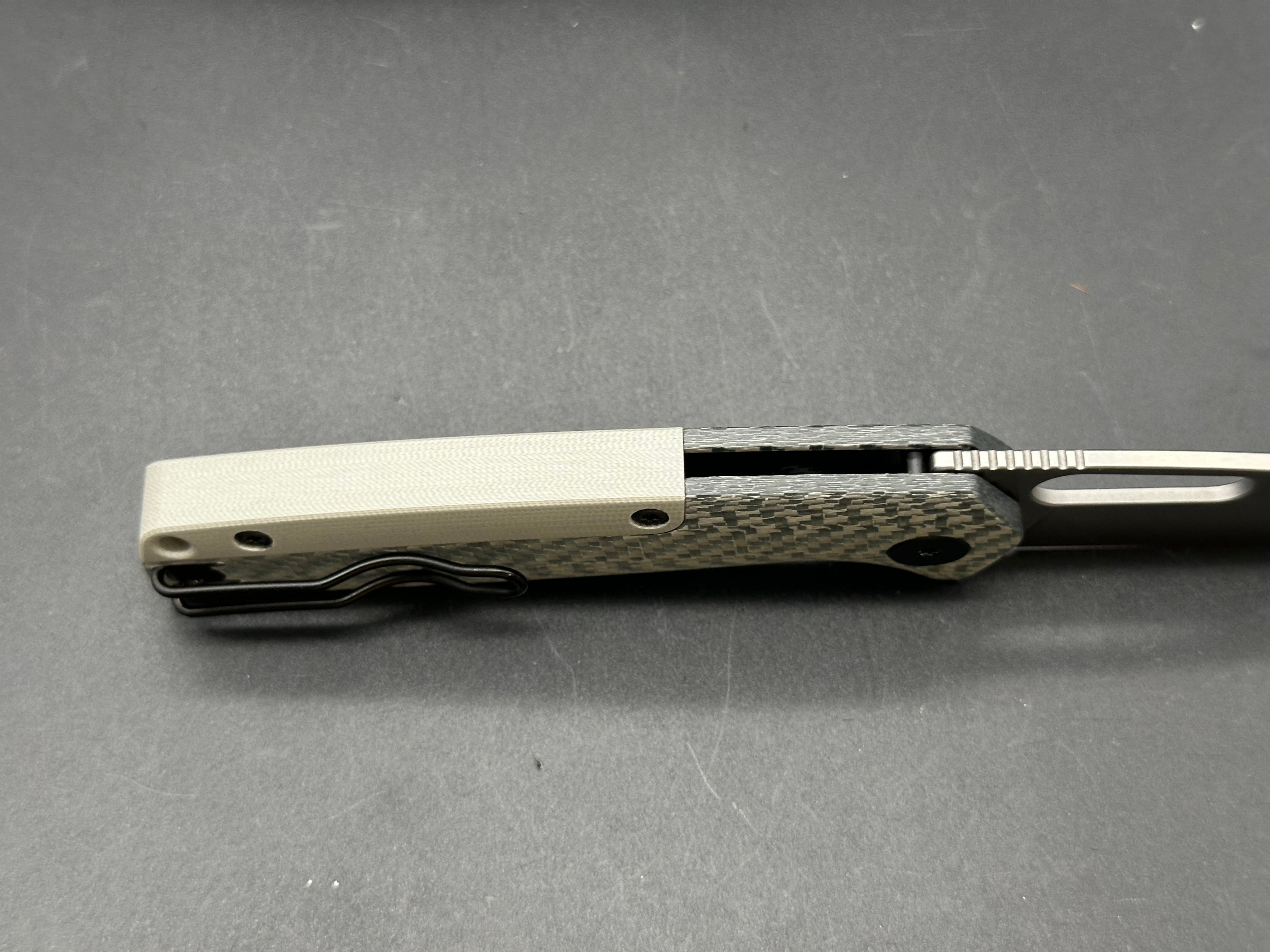 Premium Asher Spiro Folding Knife - 3.2