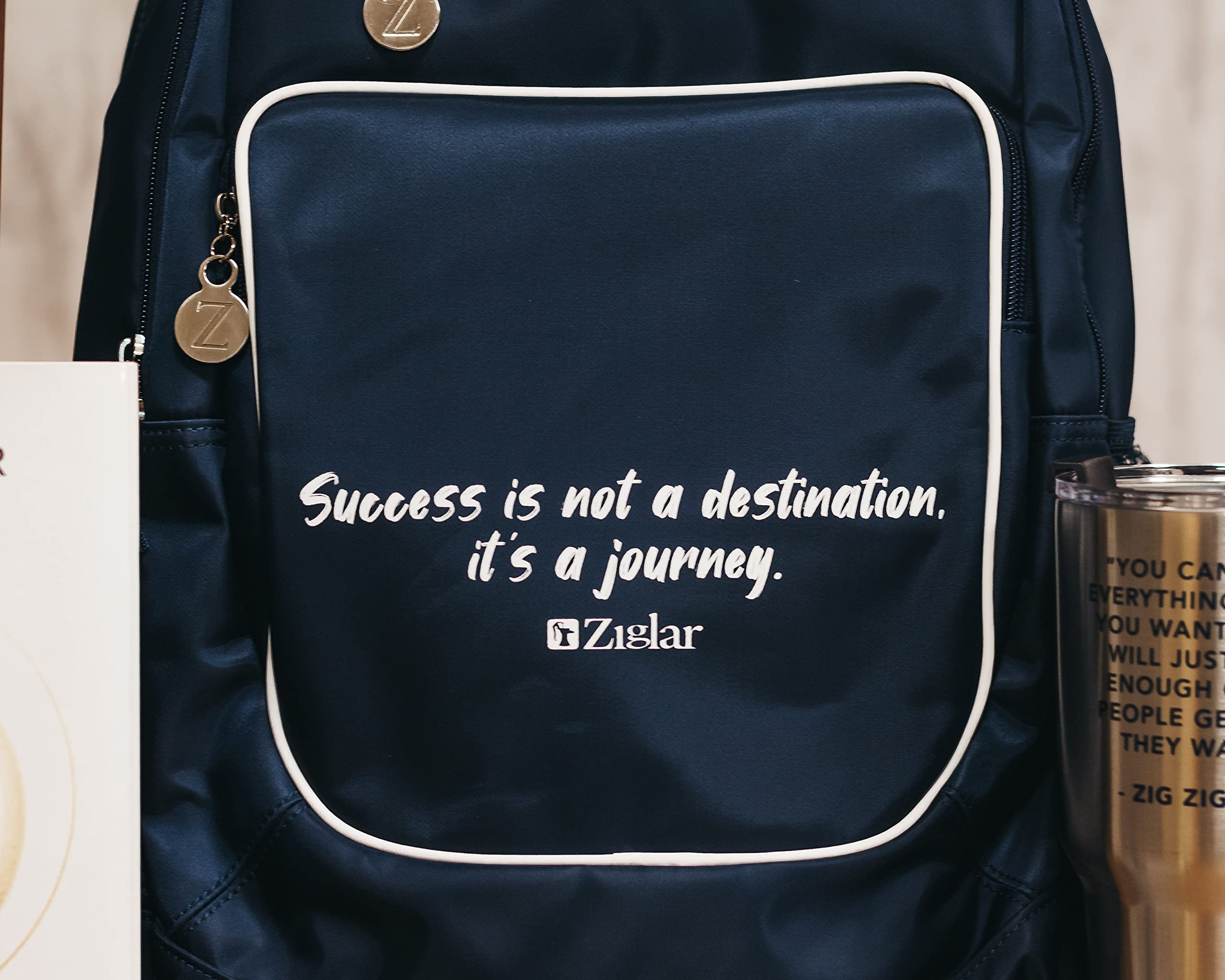Zig Ziglar's 2020 BestSelf Backpack - Motivational Books & CDs for Personal Growth | Christian Self Help with Daily Planner | Perfect for Students, Professionals & Daily Inspiration