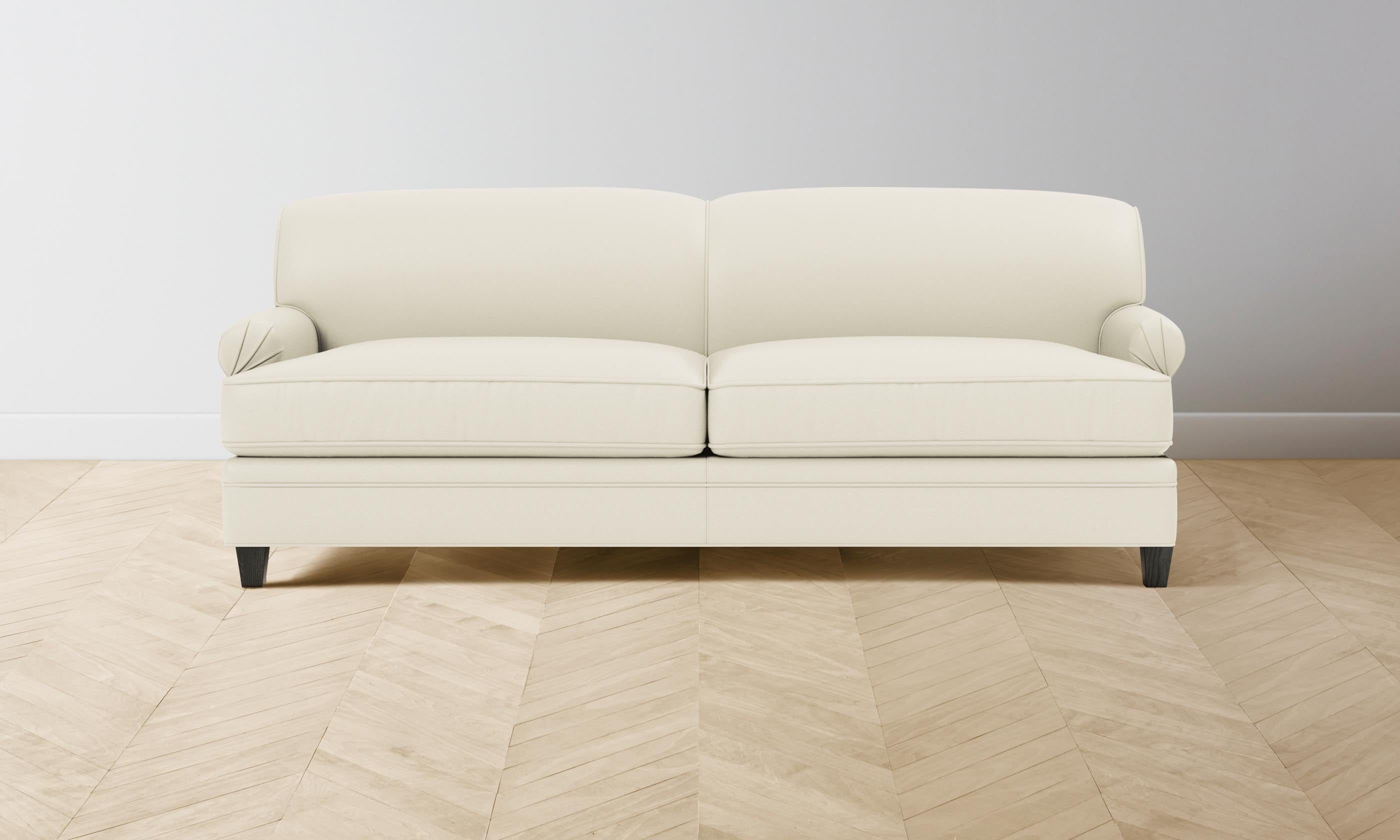 Carmine Pebbled Leather Sofa - Modern Swan Design for Living Room, Lounge & Office - Premium Comfort & Style