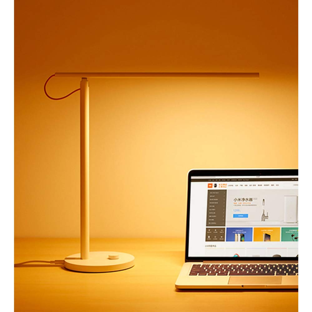 Xiaomi Smart LED Desk Lamp with 4 Light Modes & Adjustable Color Temperature - Remote Control, White (Energy Class A) for Home Office, Study & Reading