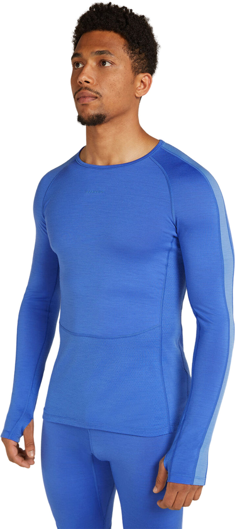 200 ZoneKnit Long Sleeve Crewneck Thermal Top for Men - Warm Winter Base Layer for Outdoor Activities & Cold Weather Sports